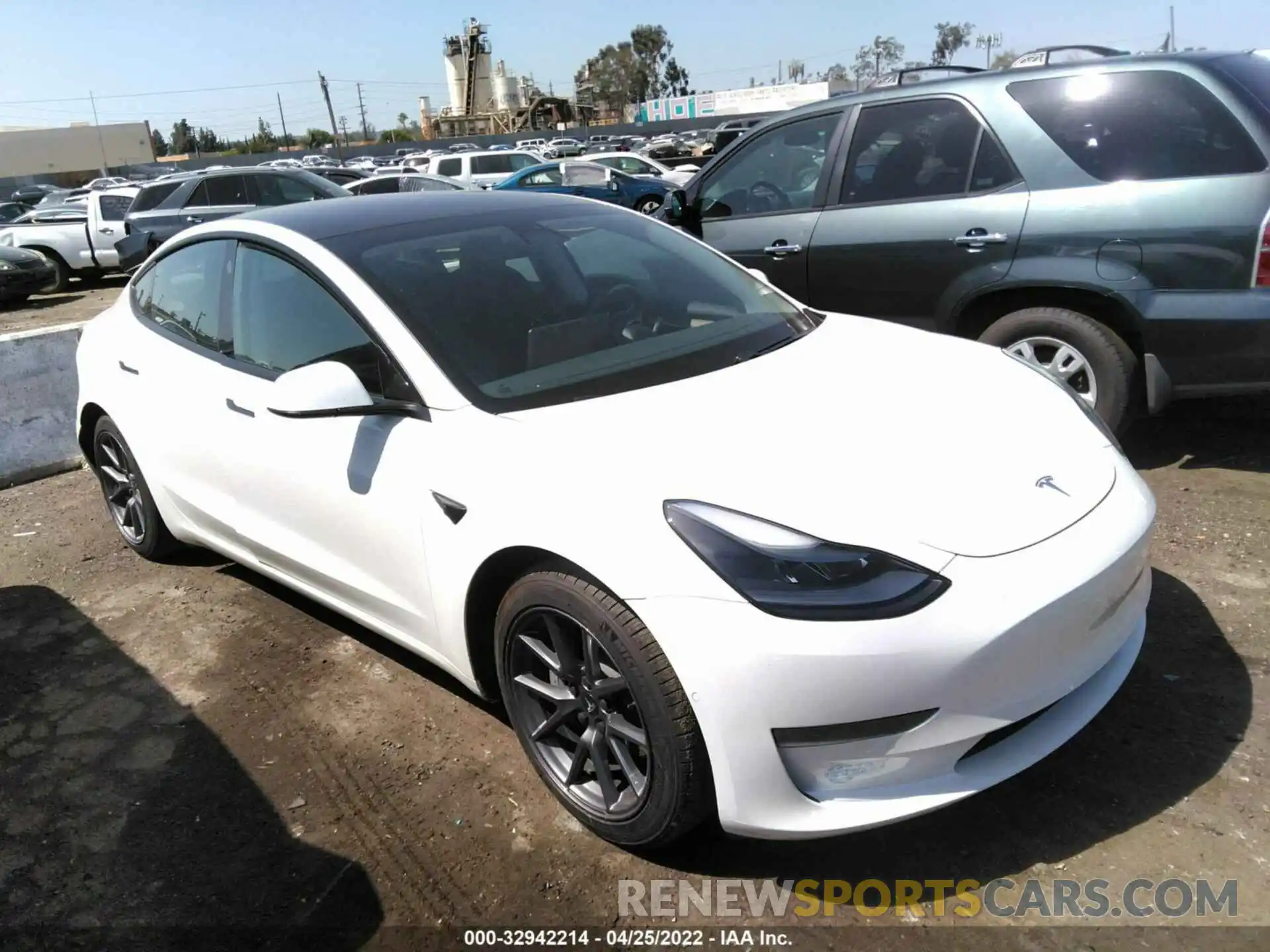 1 Photograph of a damaged car 5YJ3E1EA8MF961510 TESLA MODEL 3 2021