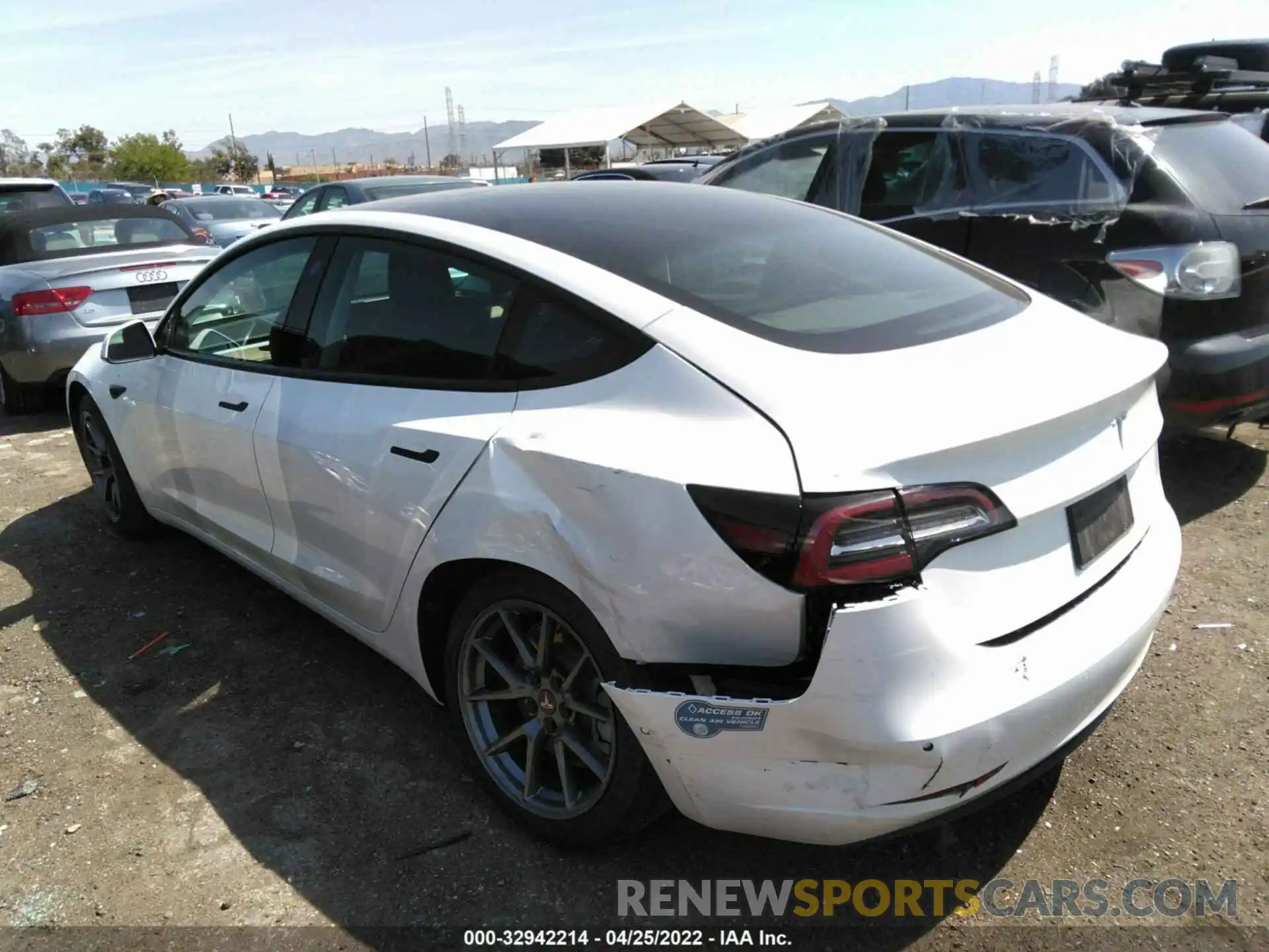 3 Photograph of a damaged car 5YJ3E1EA8MF961510 TESLA MODEL 3 2021