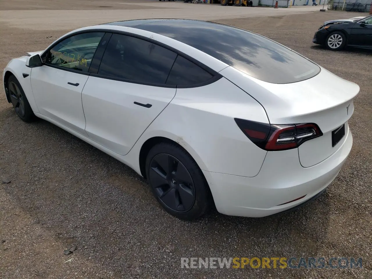 3 Photograph of a damaged car 5YJ3E1EA8MF976542 TESLA MODEL 3 2021