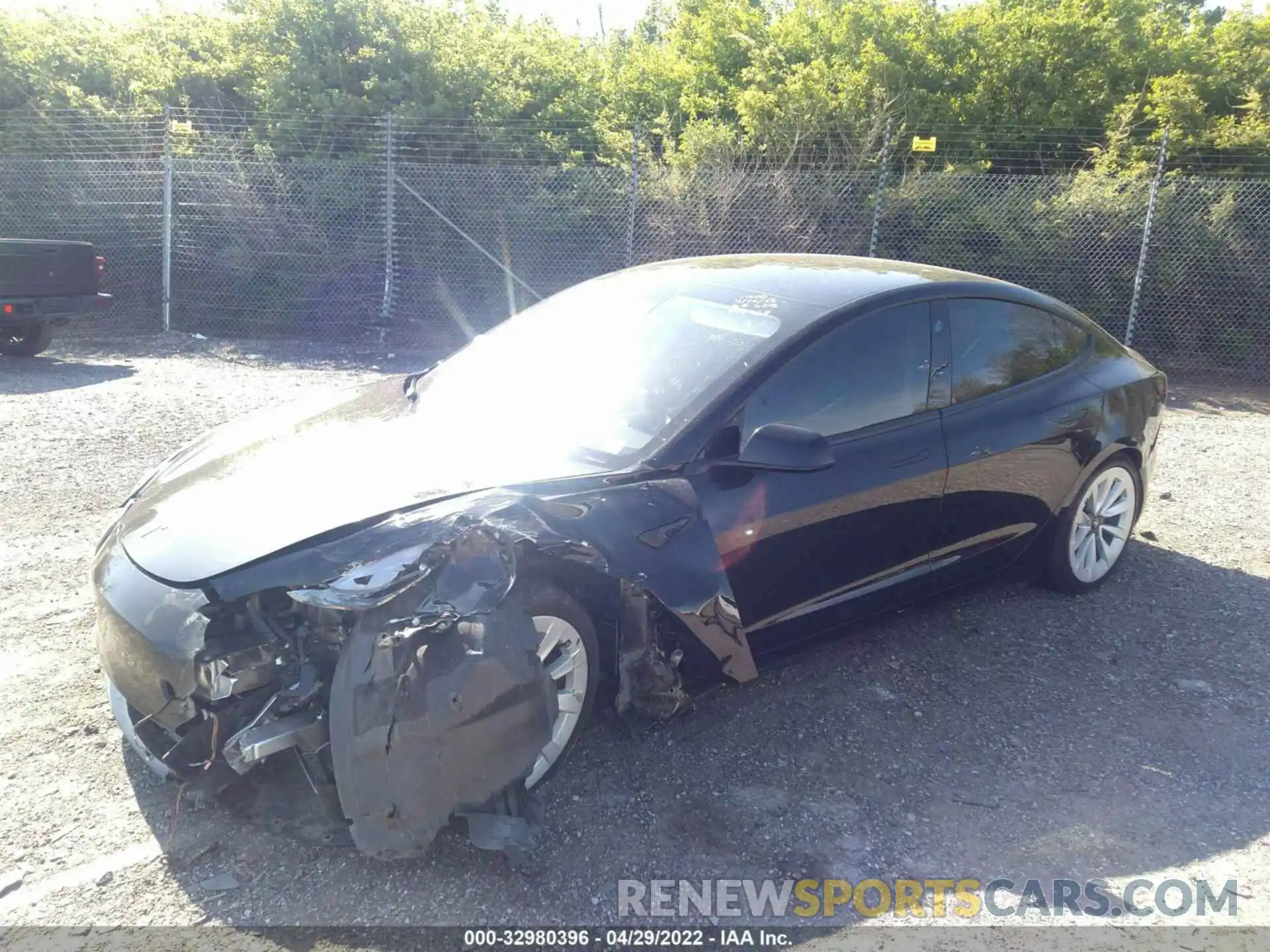 2 Photograph of a damaged car 5YJ3E1EA8MF978369 TESLA MODEL 3 2021