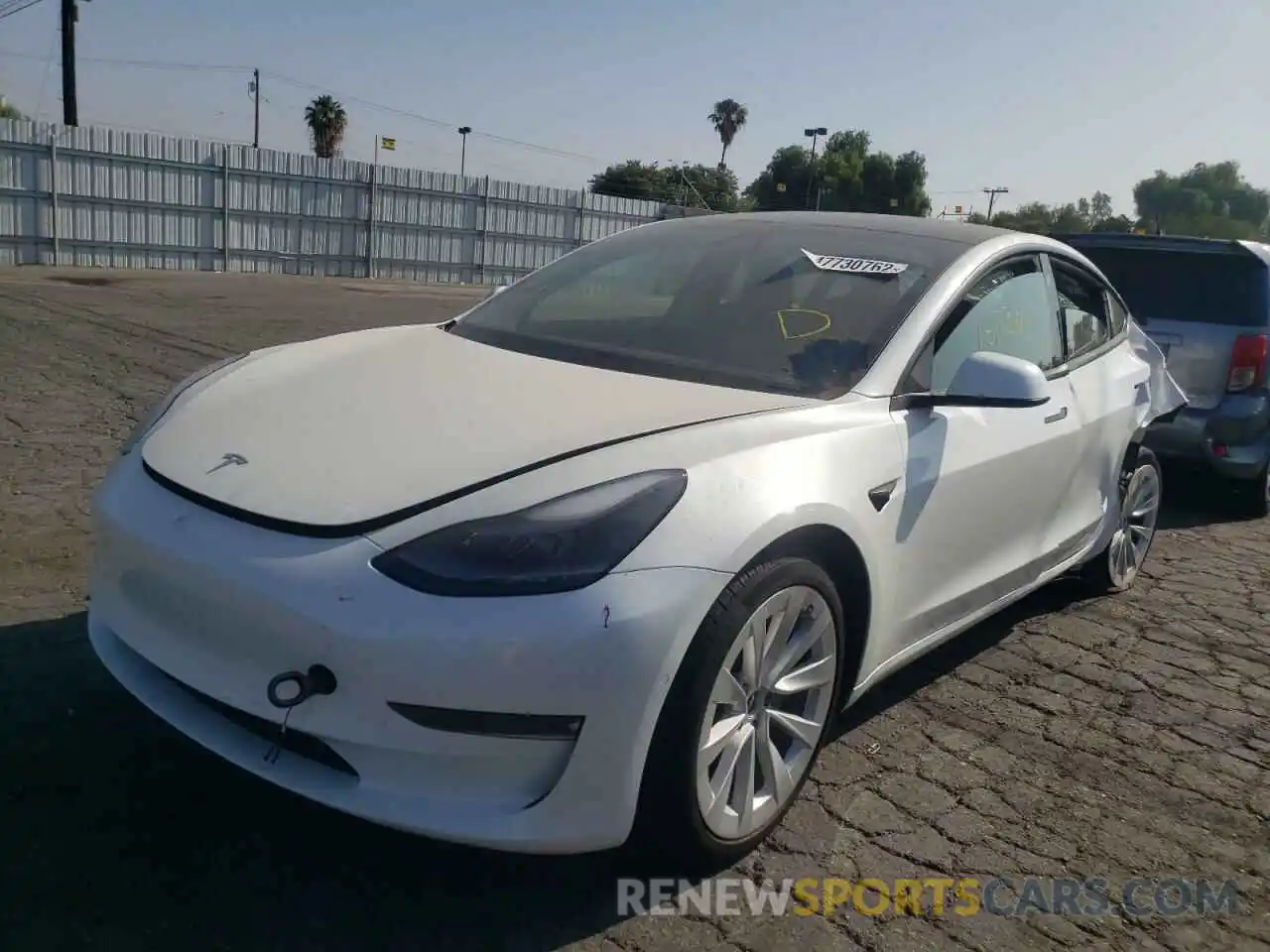 2 Фотография поврежденного автомобиля 5YJ3E1EA8MF982342 TESLA MODEL 3 2021