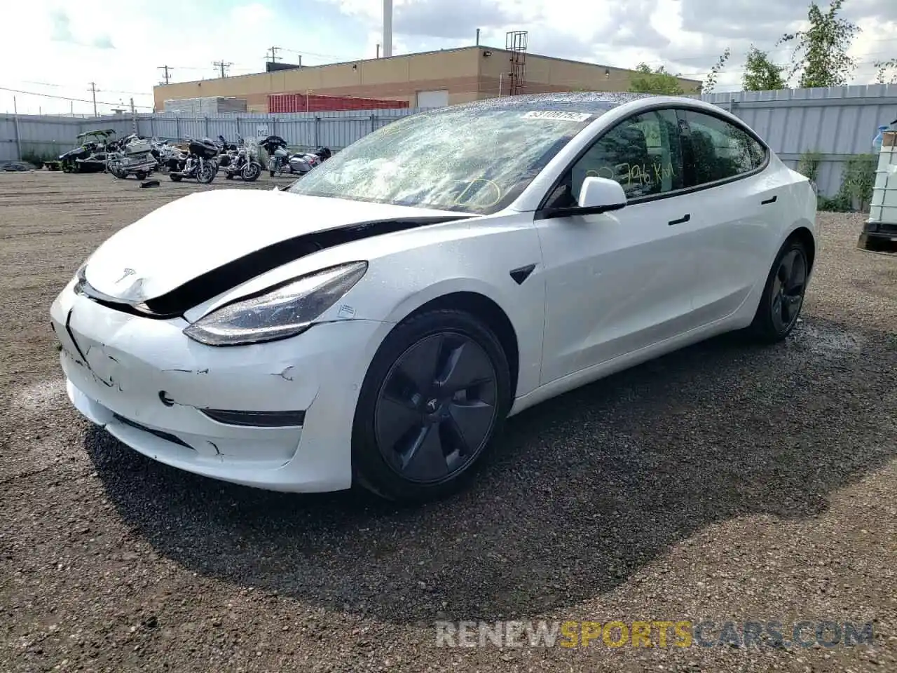 9 Photograph of a damaged car 5YJ3E1EA8MF986018 TESLA MODEL 3 2021