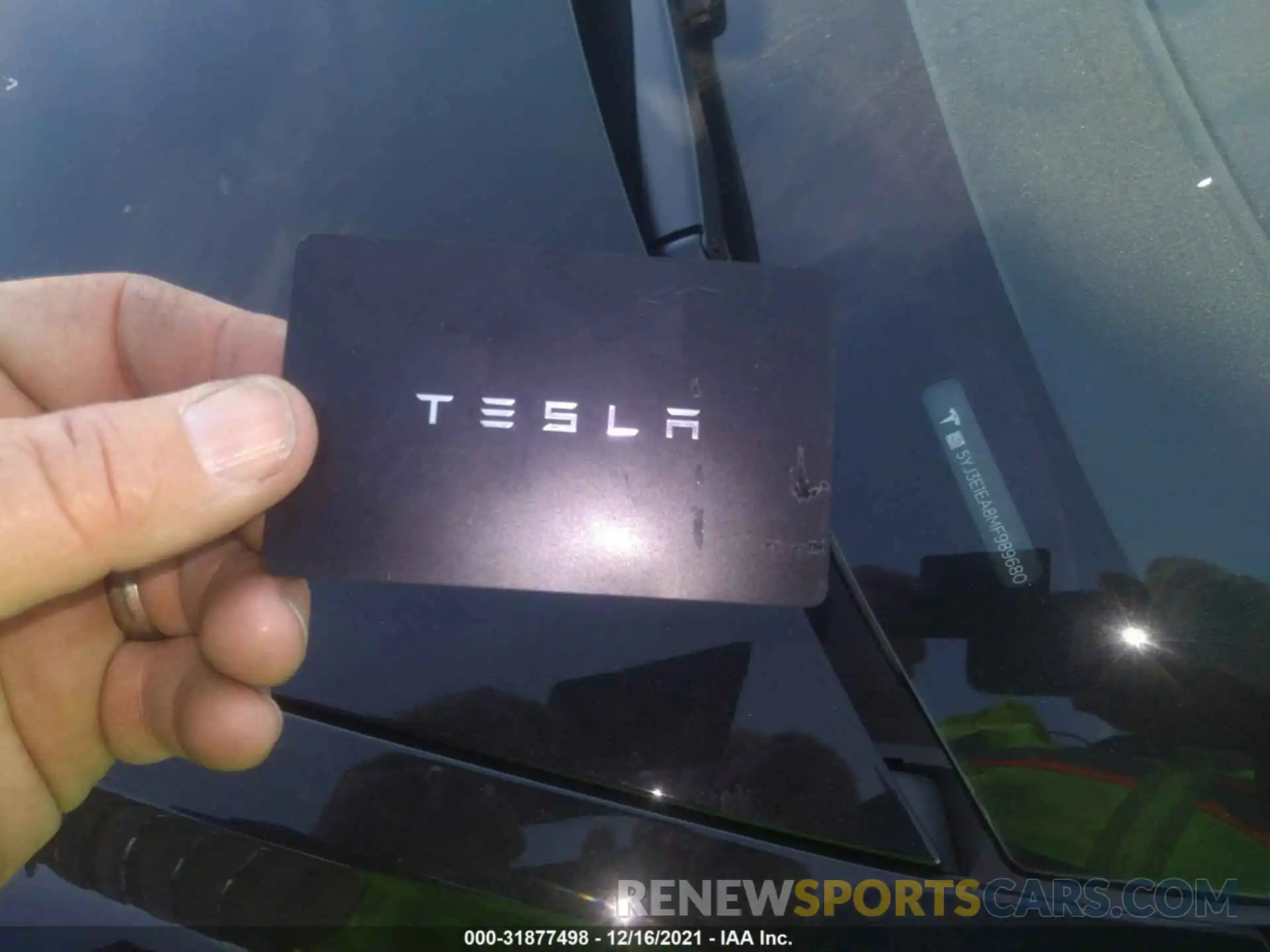 11 Photograph of a damaged car 5YJ3E1EA8MF989680 TESLA MODEL 3 2021