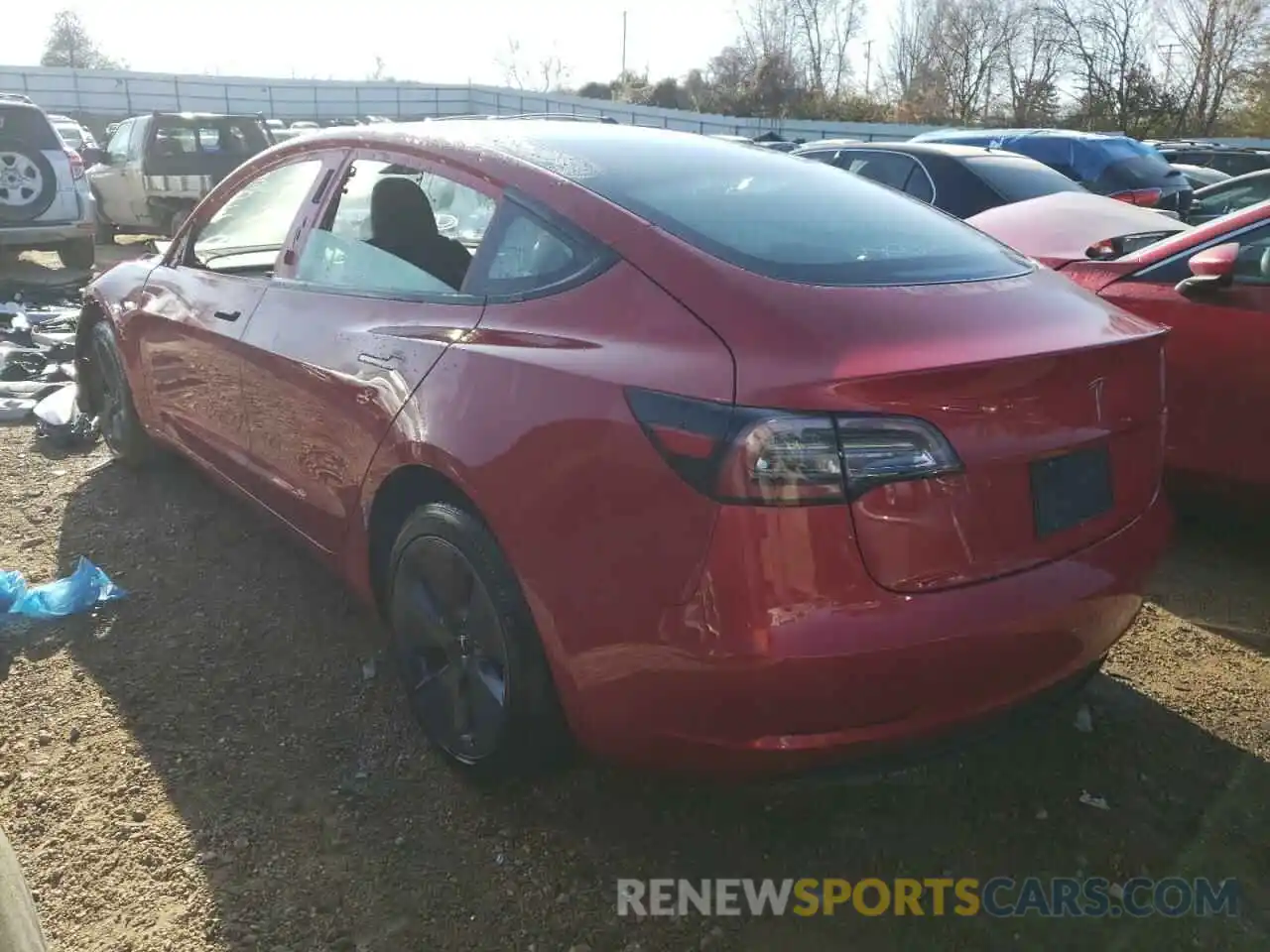 3 Photograph of a damaged car 5YJ3E1EA8MF996161 TESLA MODEL 3 2021