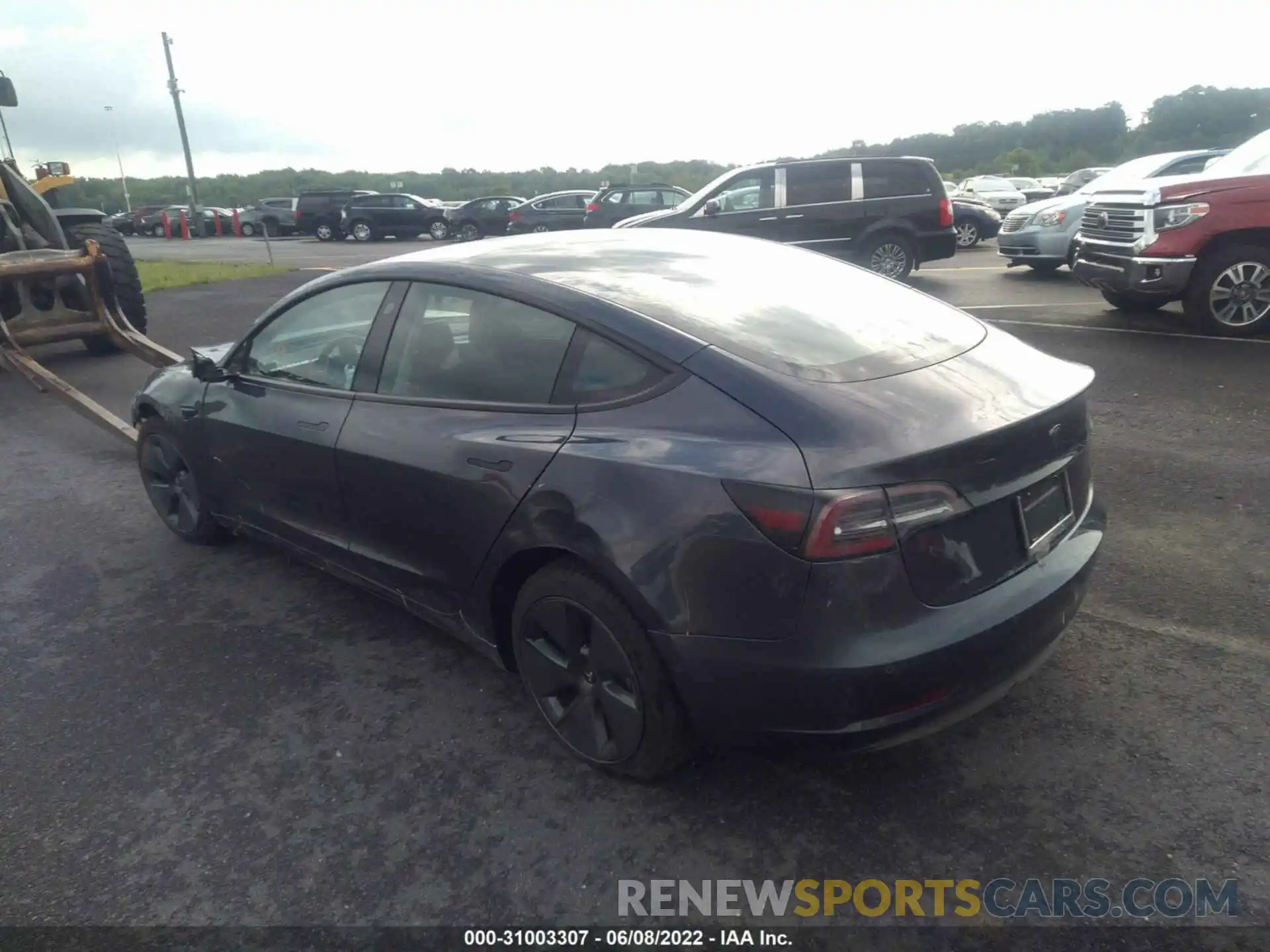 3 Photograph of a damaged car 5YJ3E1EA9MF017439 TESLA MODEL 3 2021