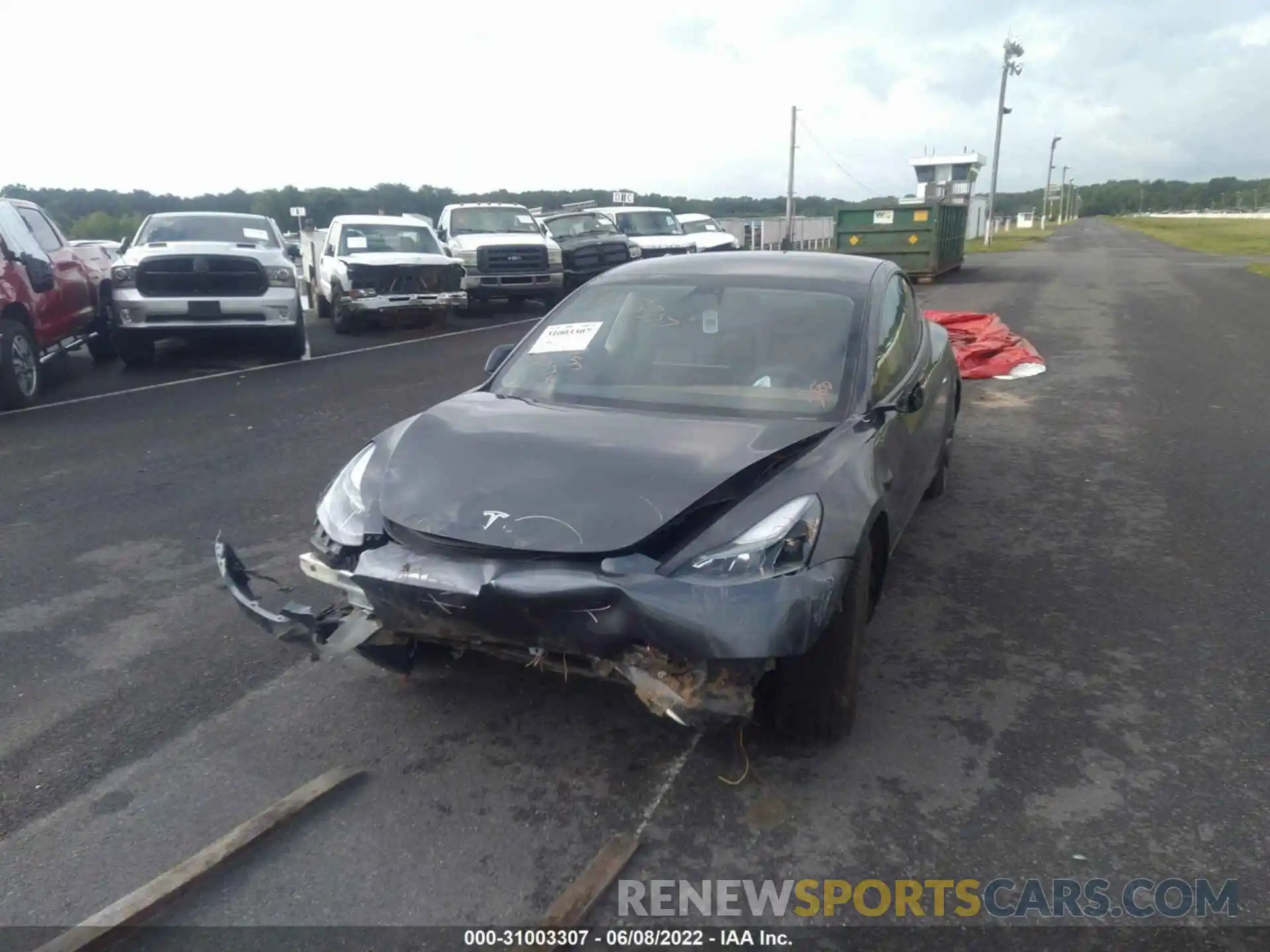 6 Photograph of a damaged car 5YJ3E1EA9MF017439 TESLA MODEL 3 2021