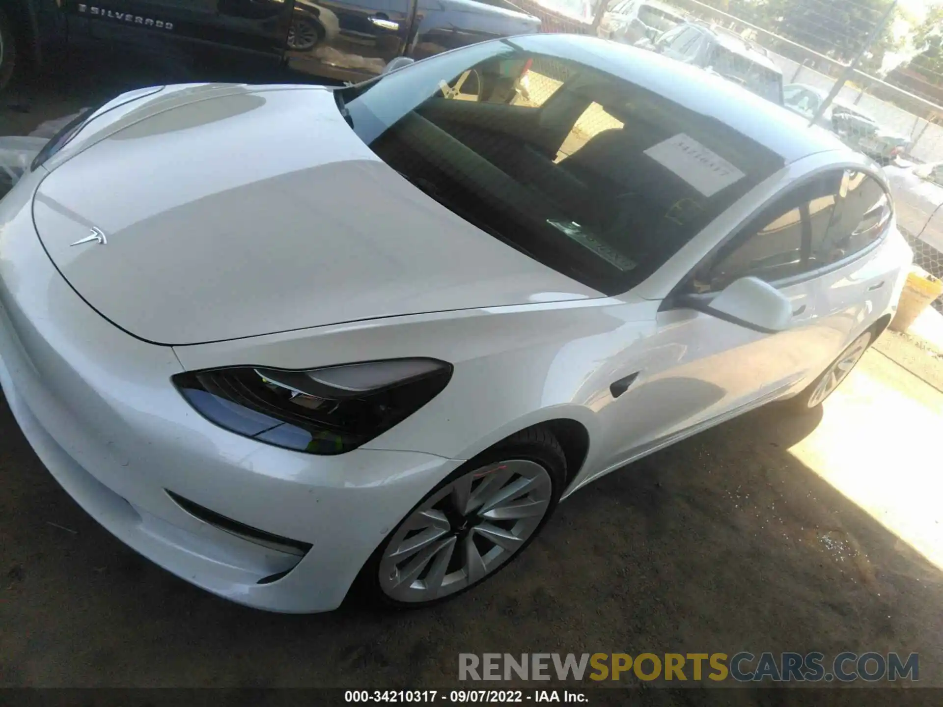 2 Photograph of a damaged car 5YJ3E1EA9MF018218 TESLA MODEL 3 2021