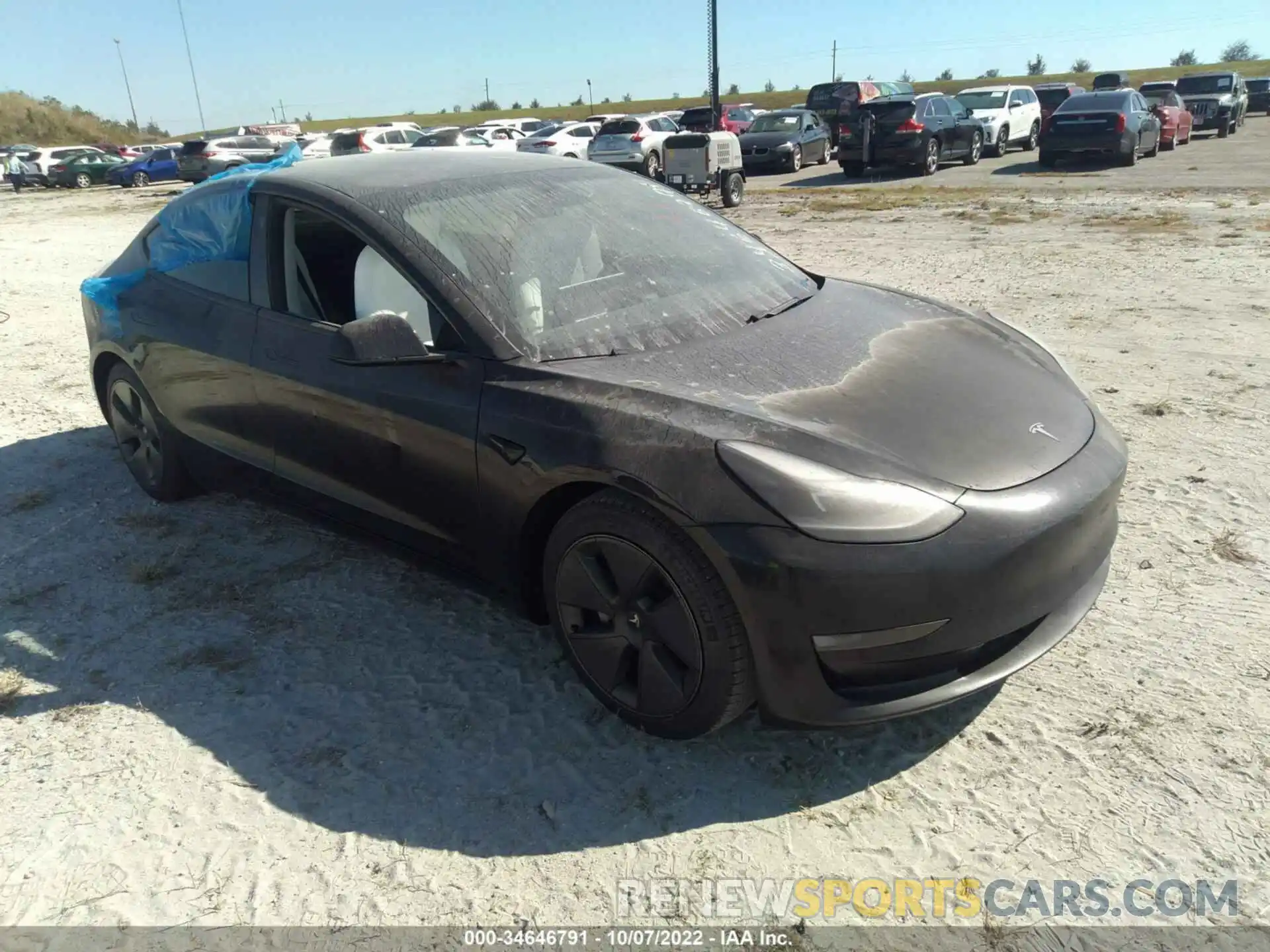 1 Фотография поврежденного автомобиля 5YJ3E1EA9MF018770 TESLA MODEL 3 2021