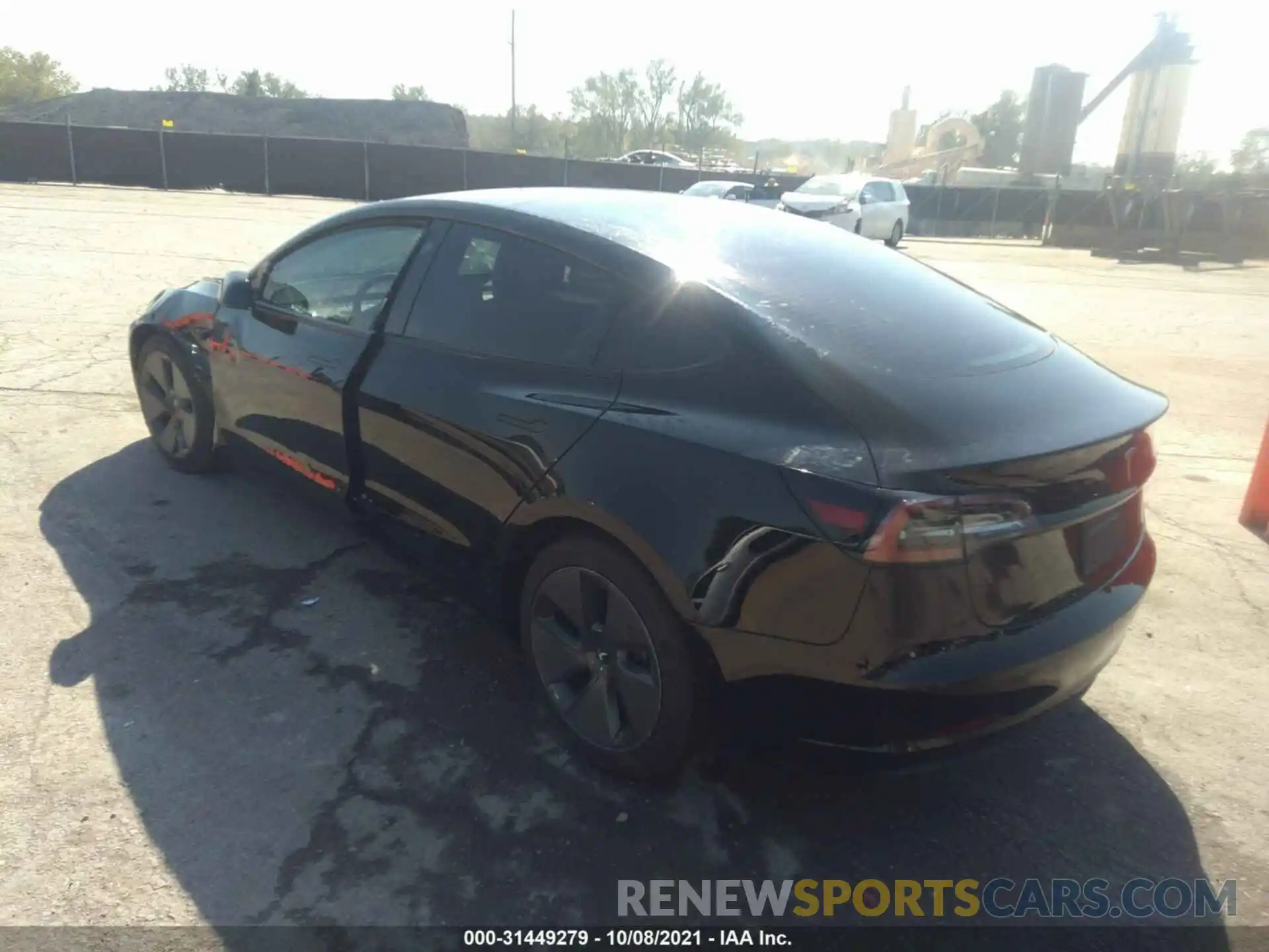 3 Photograph of a damaged car 5YJ3E1EA9MF030661 TESLA MODEL 3 2021