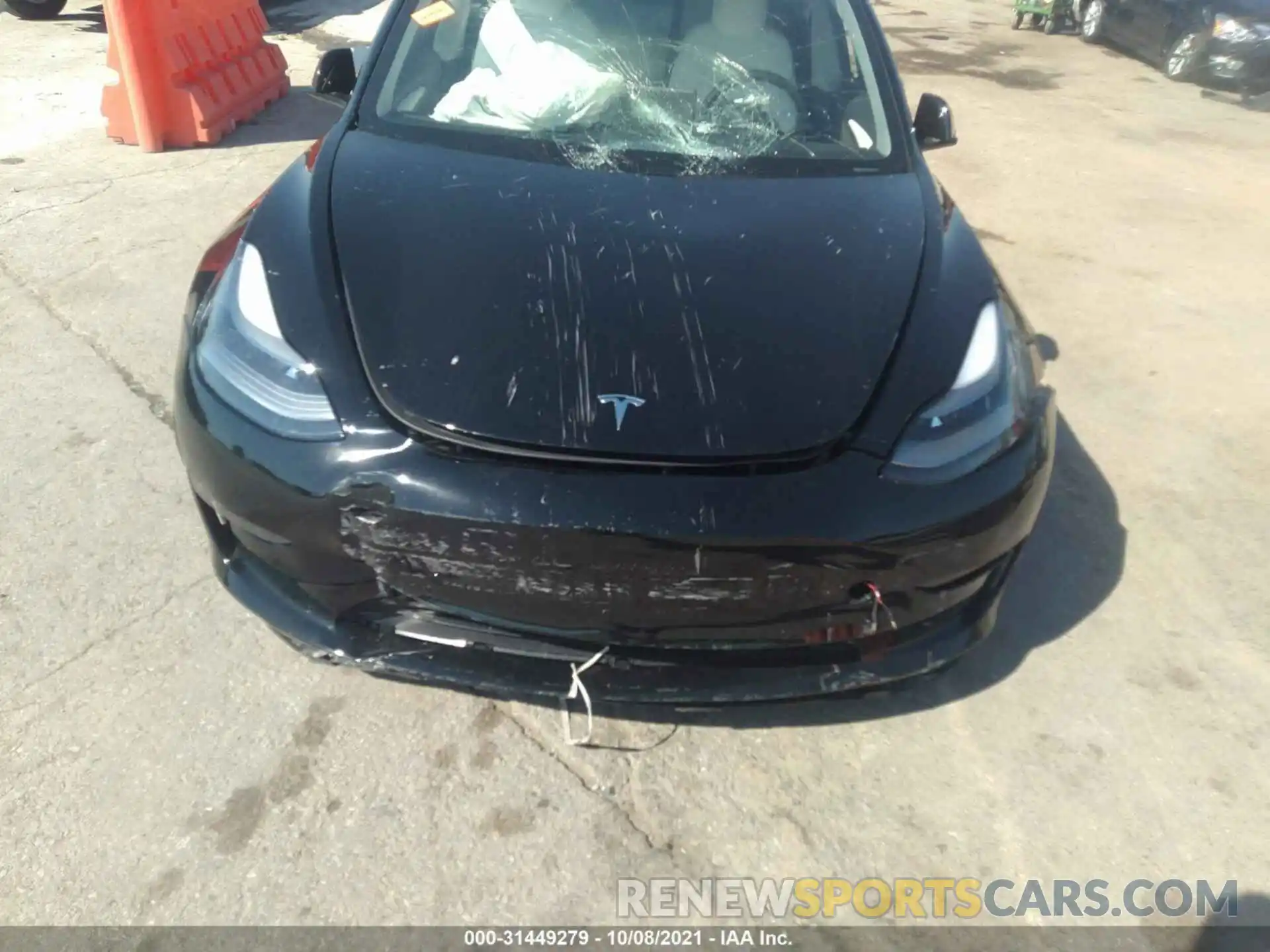 6 Photograph of a damaged car 5YJ3E1EA9MF030661 TESLA MODEL 3 2021