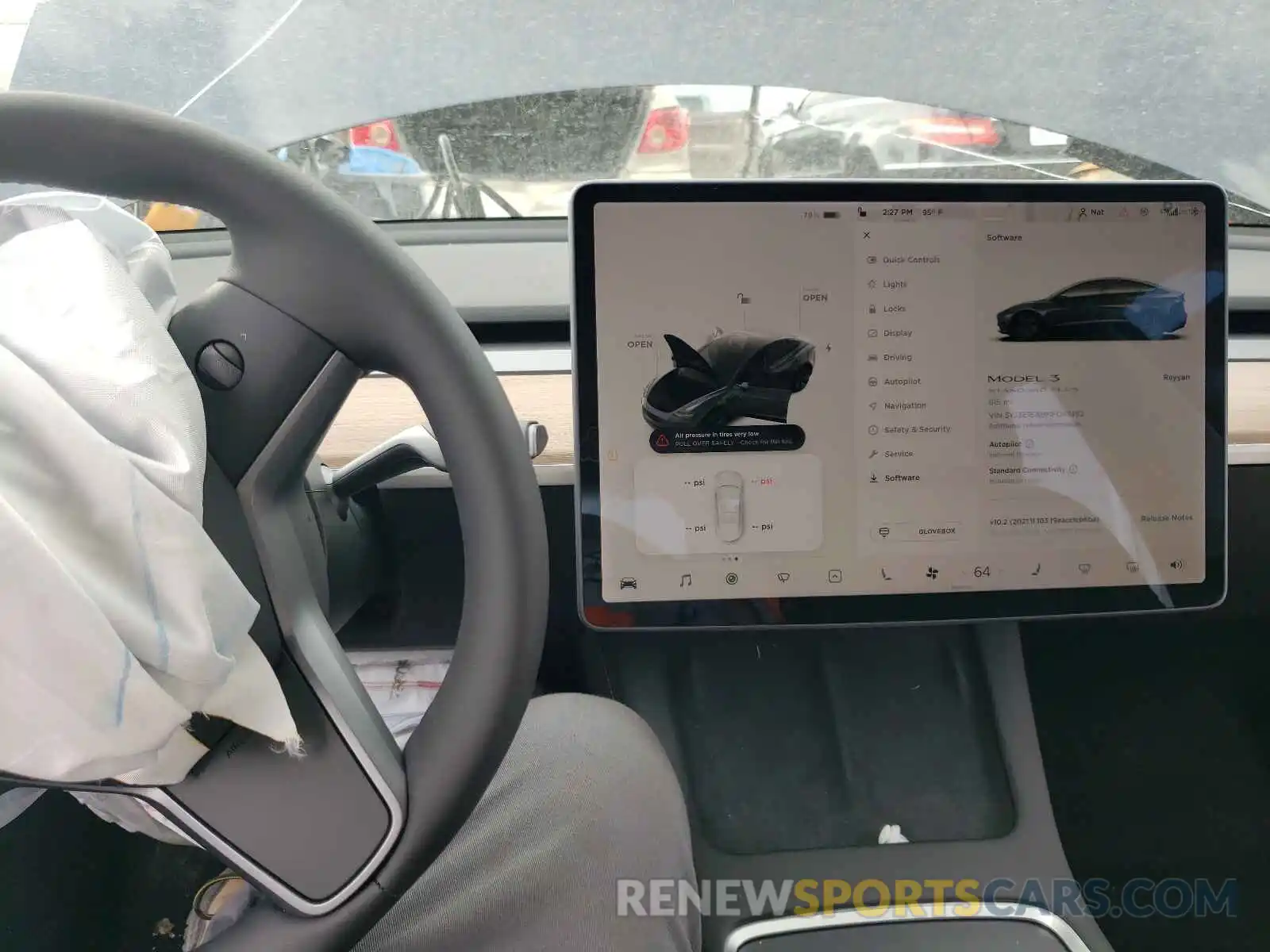 9 Photograph of a damaged car 5YJ3E1EA9MF047492 TESLA MODEL 3 2021