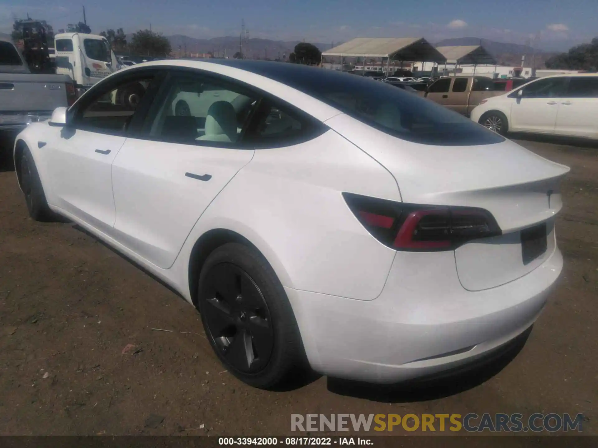 3 Photograph of a damaged car 5YJ3E1EA9MF054331 TESLA MODEL 3 2021