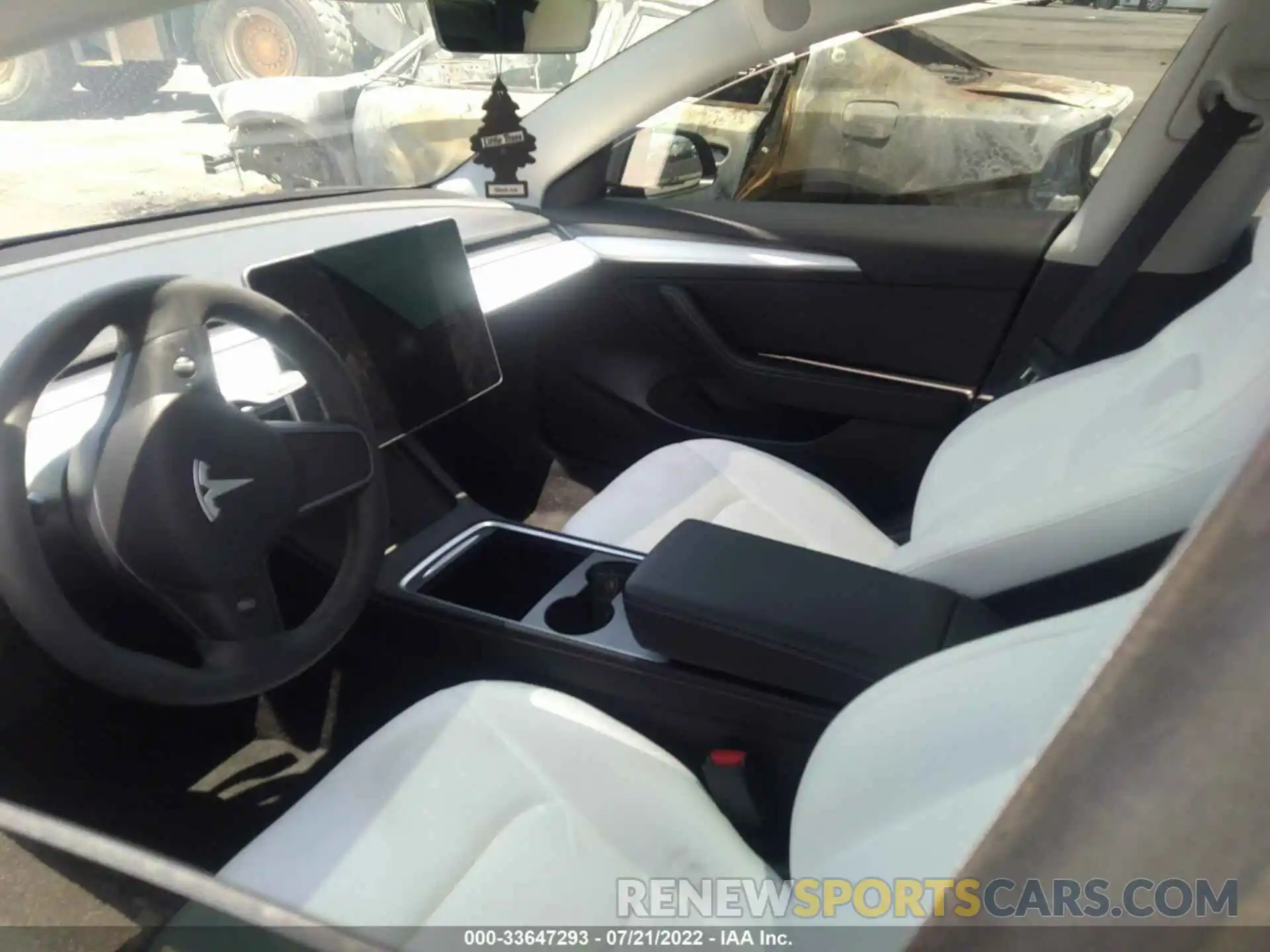 5 Photograph of a damaged car 5YJ3E1EA9MF057861 TESLA MODEL 3 2021