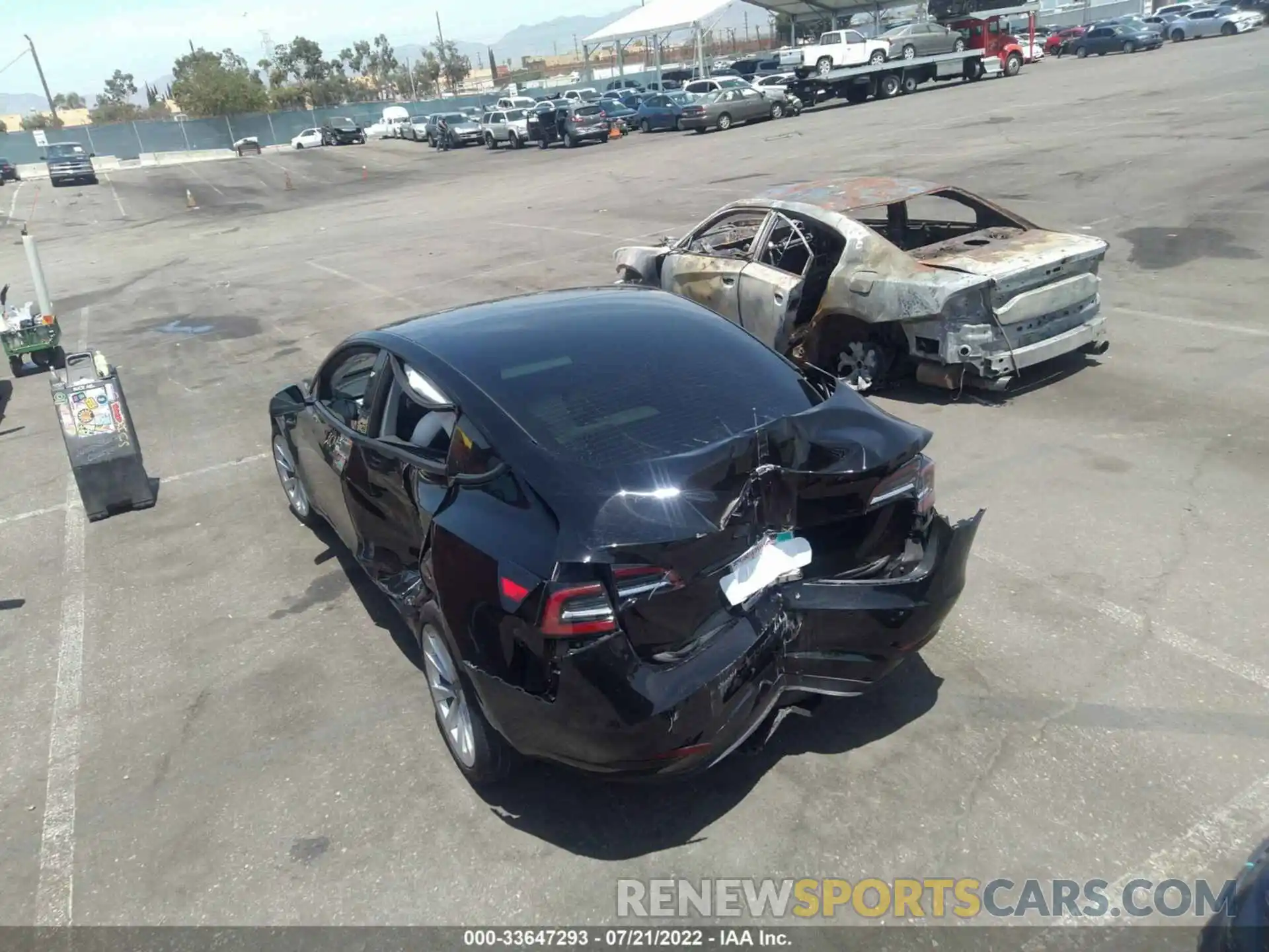 6 Photograph of a damaged car 5YJ3E1EA9MF057861 TESLA MODEL 3 2021