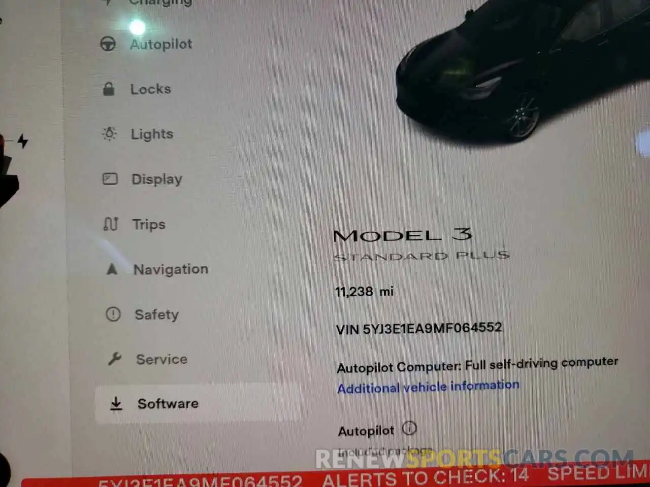 8 Photograph of a damaged car 5YJ3E1EA9MF064552 TESLA MODEL 3 2021