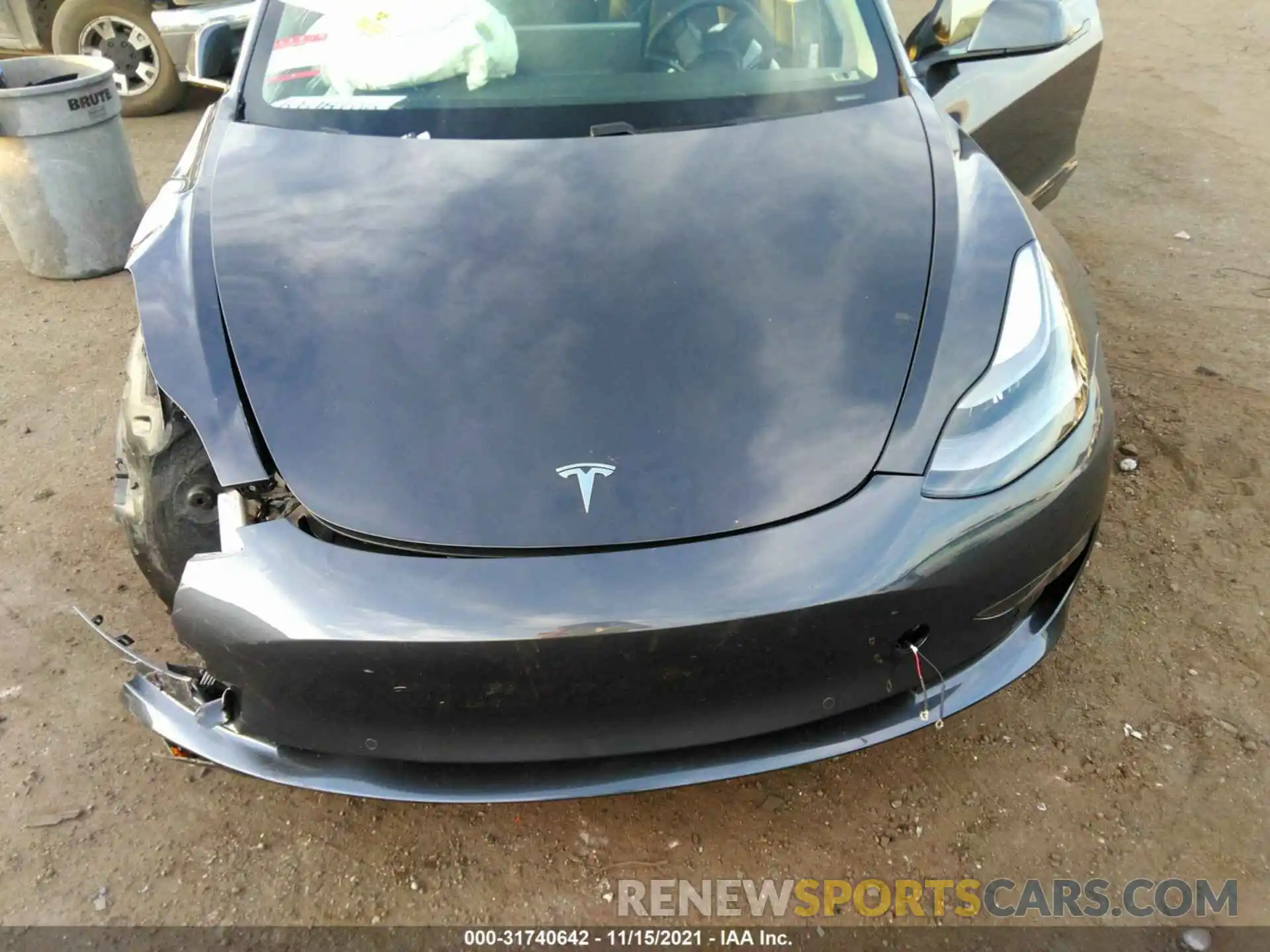 10 Photograph of a damaged car 5YJ3E1EA9MF067001 TESLA MODEL 3 2021