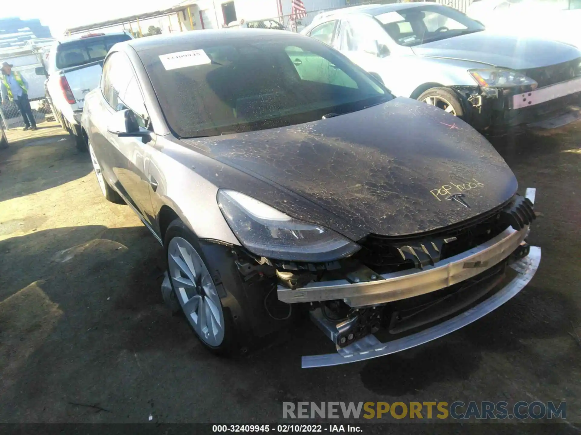 1 Photograph of a damaged car 5YJ3E1EA9MF067208 TESLA MODEL 3 2021