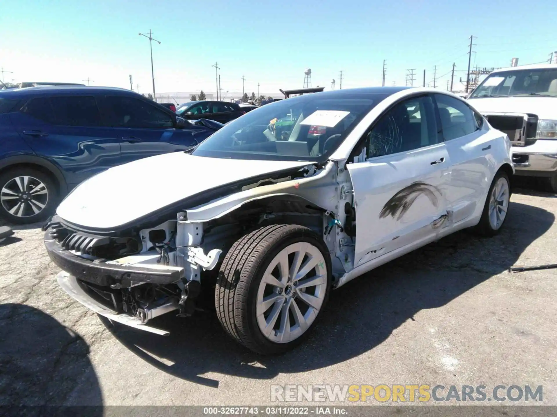 6 Photograph of a damaged car 5YJ3E1EA9MF069038 TESLA MODEL 3 2021