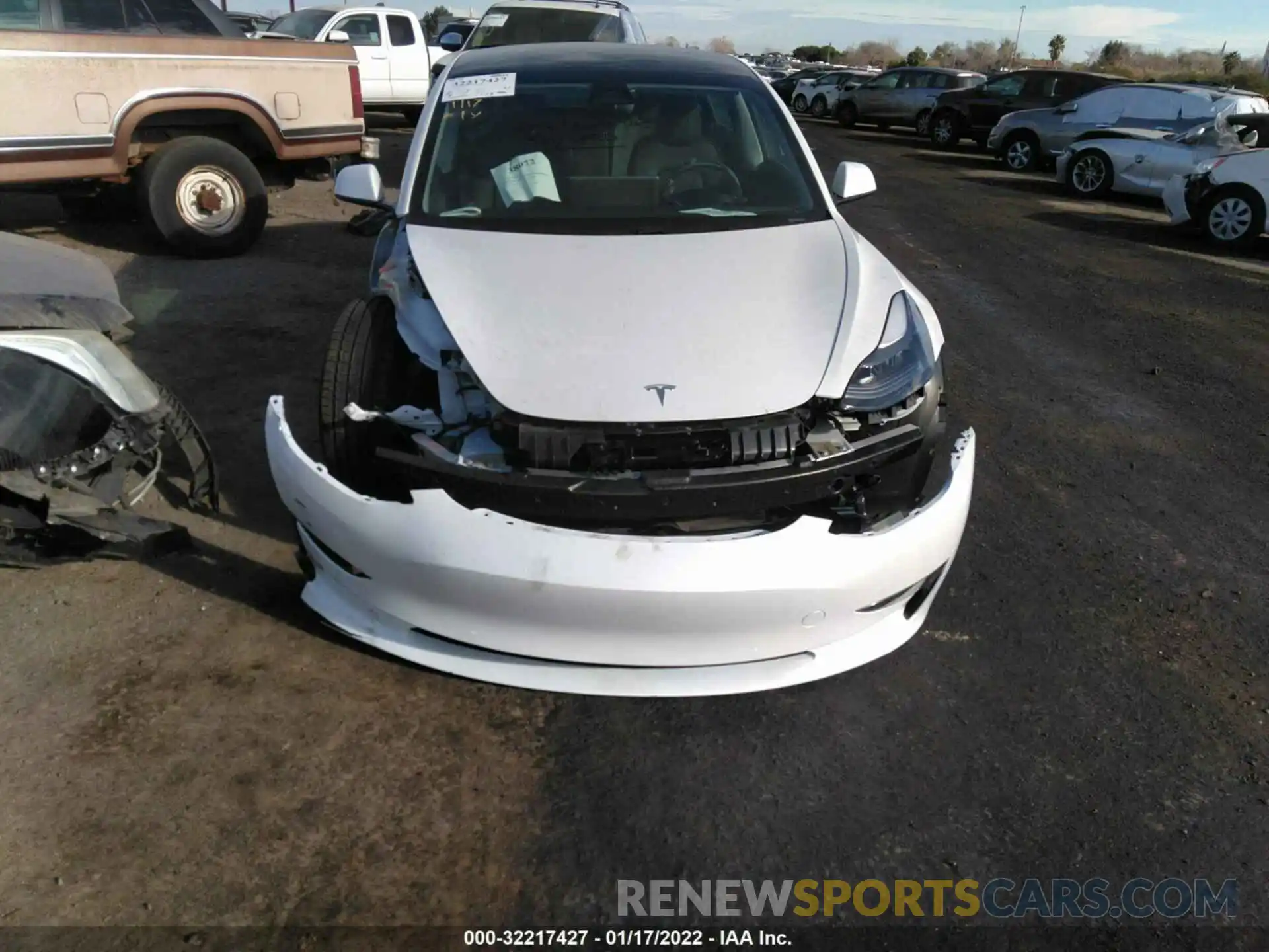 6 Photograph of a damaged car 5YJ3E1EA9MF073218 TESLA MODEL 3 2021