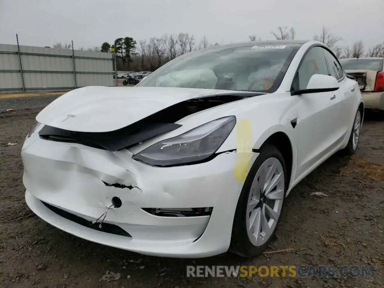 2 Фотография поврежденного автомобиля 5YJ3E1EA9MF084980 TESLA MODEL 3 2021