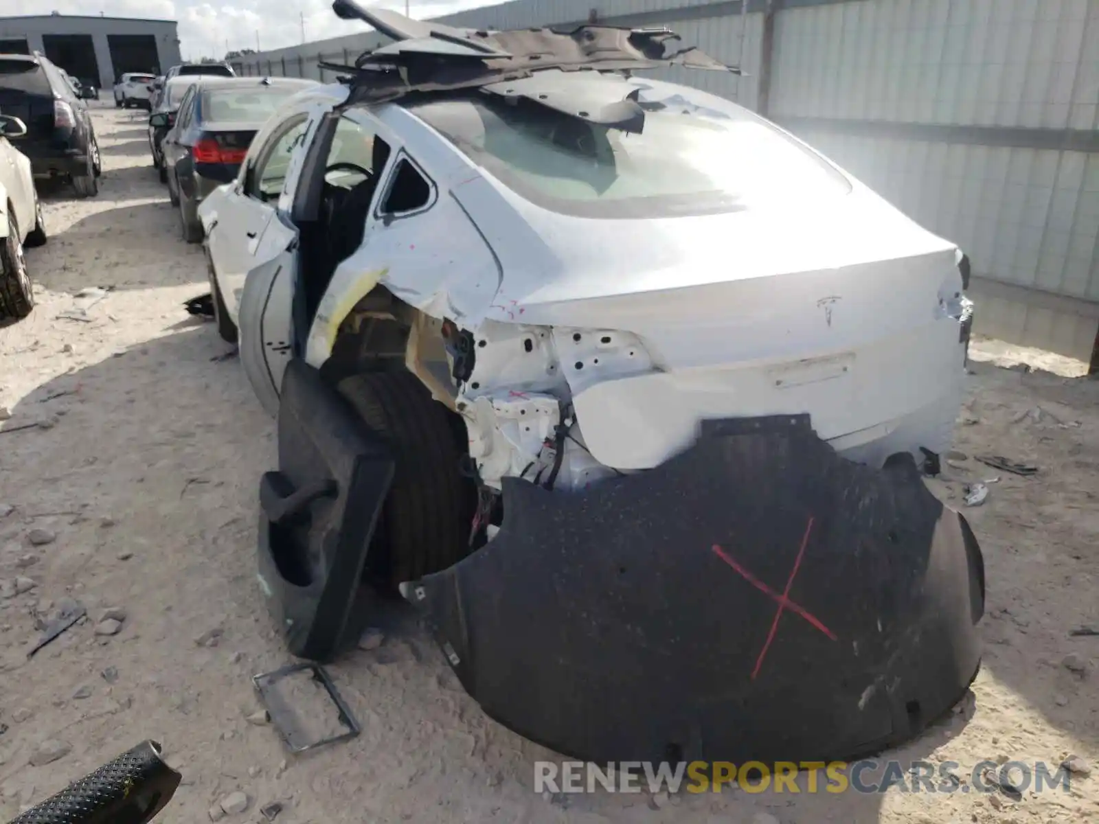 3 Photograph of a damaged car 5YJ3E1EA9MF837097 TESLA MODEL 3 2021