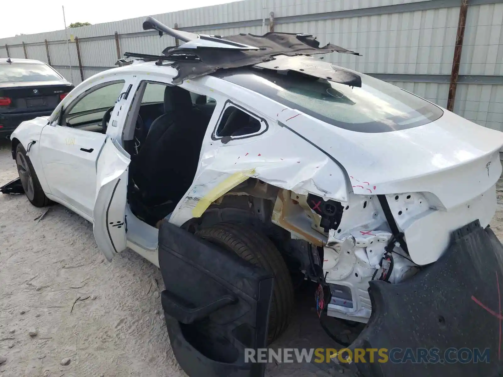 9 Photograph of a damaged car 5YJ3E1EA9MF837097 TESLA MODEL 3 2021