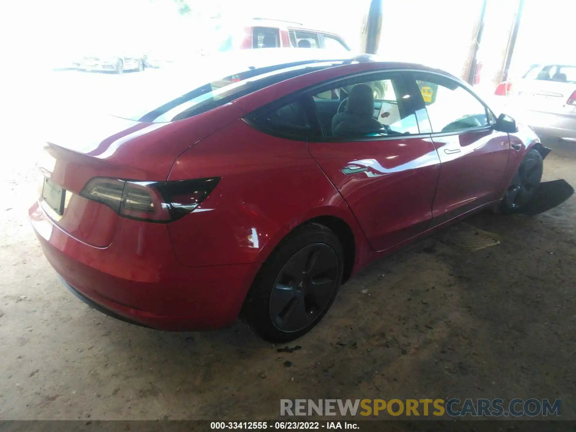 4 Photograph of a damaged car 5YJ3E1EA9MF857687 TESLA MODEL 3 2021