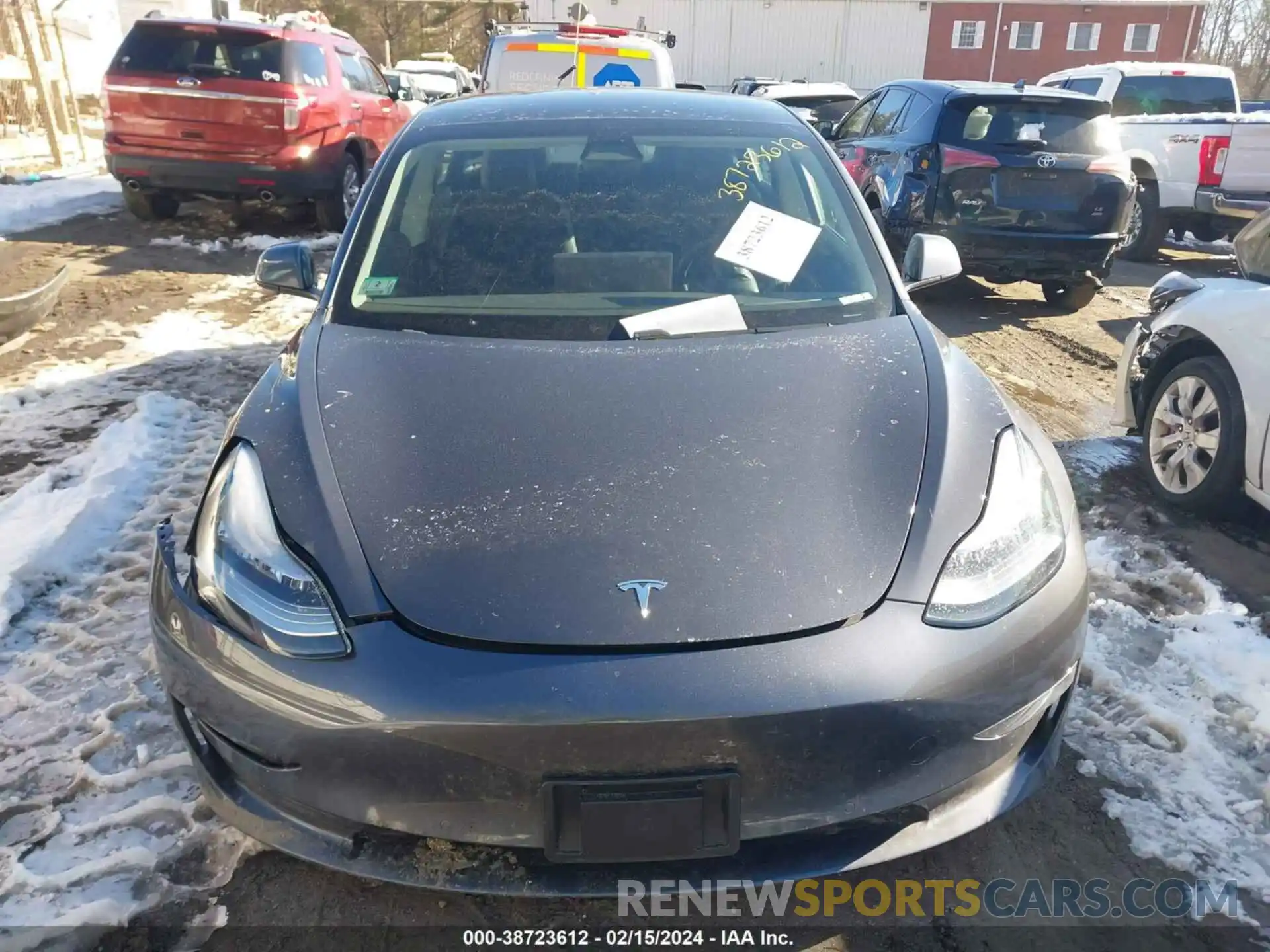 11 Photograph of a damaged car 5YJ3E1EA9MF859424 TESLA MODEL 3 2021