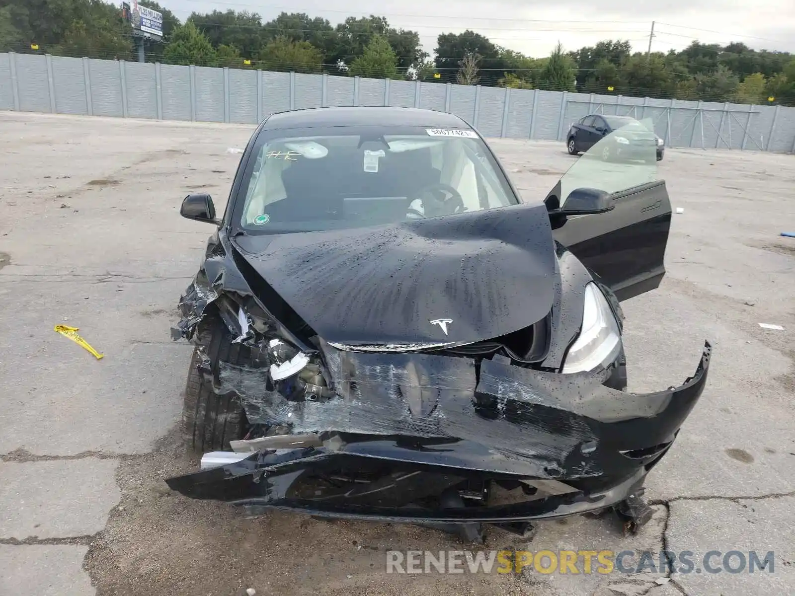 9 Photograph of a damaged car 5YJ3E1EA9MF860461 TESLA MODEL 3 2021