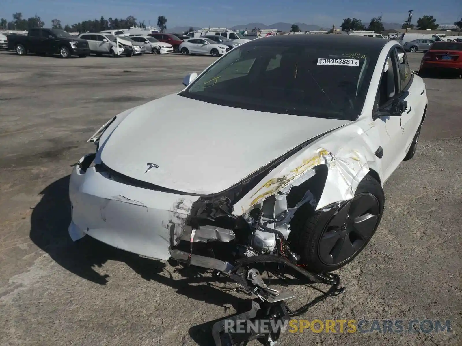 9 Photograph of a damaged car 5YJ3E1EA9MF868088 TESLA MODEL 3 2021