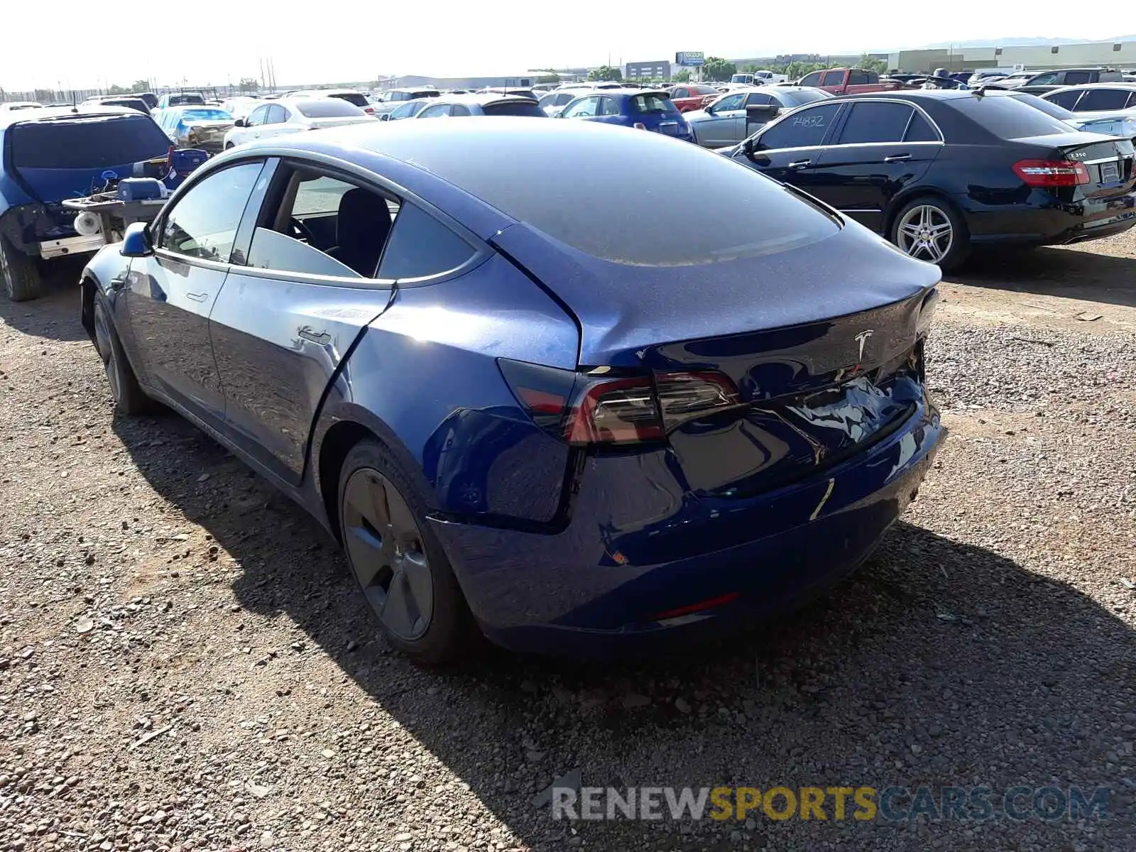 3 Photograph of a damaged car 5YJ3E1EA9MF876367 TESLA MODEL 3 2021