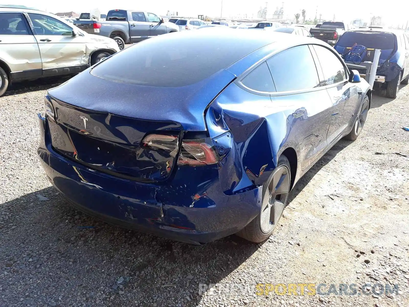 9 Photograph of a damaged car 5YJ3E1EA9MF876367 TESLA MODEL 3 2021