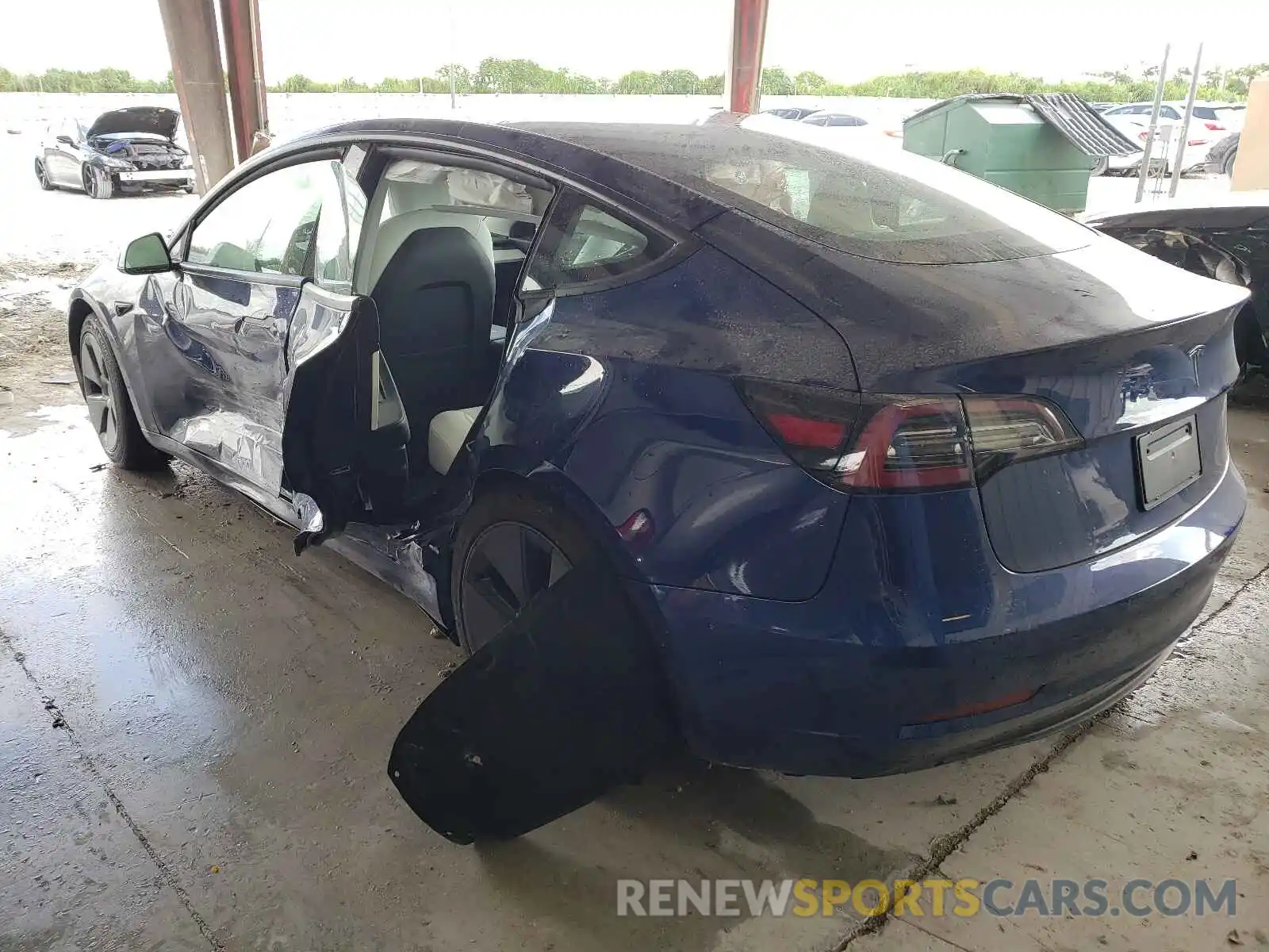 9 Photograph of a damaged car 5YJ3E1EA9MF908475 TESLA MODEL 3 2021