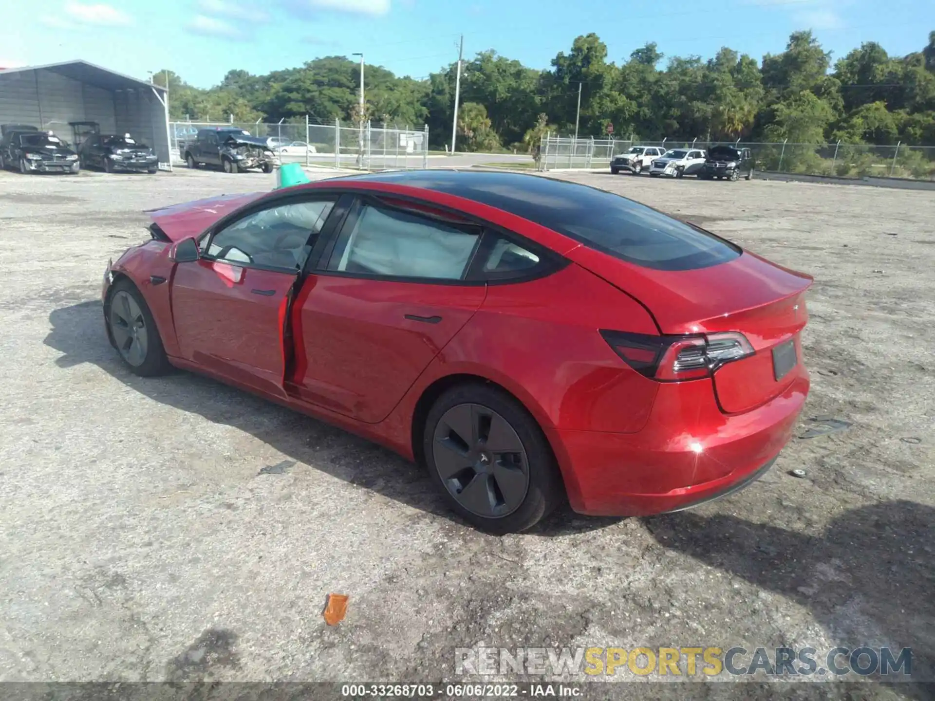 3 Photograph of a damaged car 5YJ3E1EA9MF911375 TESLA MODEL 3 2021