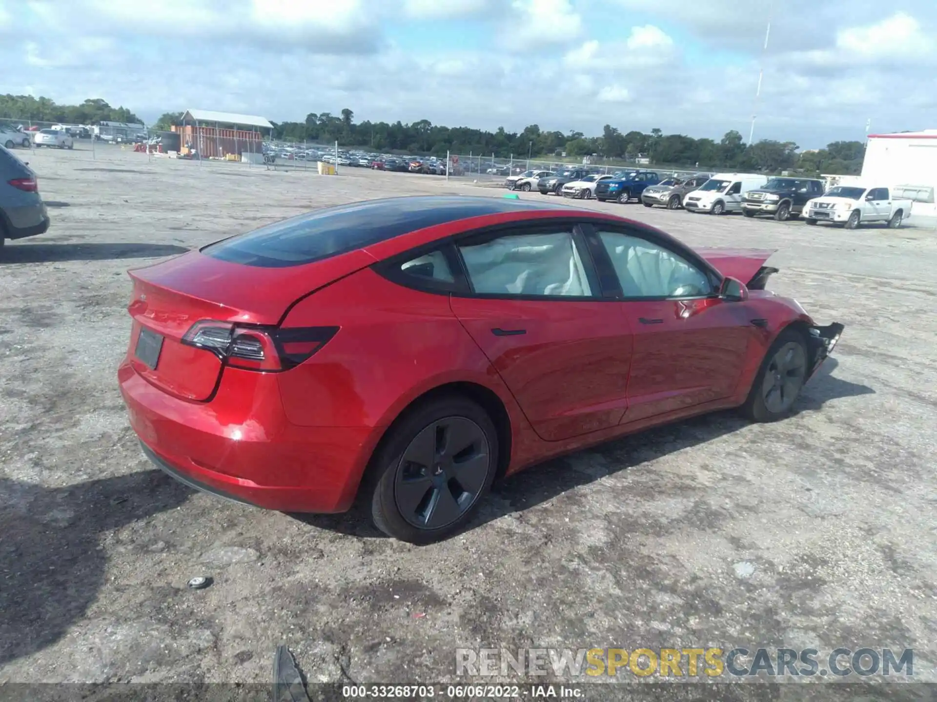 4 Фотография поврежденного автомобиля 5YJ3E1EA9MF911375 TESLA MODEL 3 2021