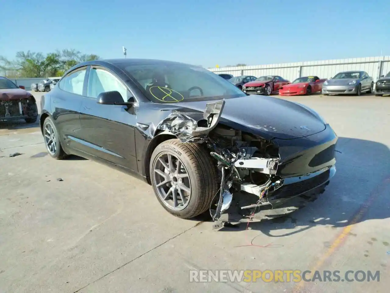 9 Photograph of a damaged car 5YJ3E1EA9MF914776 TESLA MODEL 3 2021