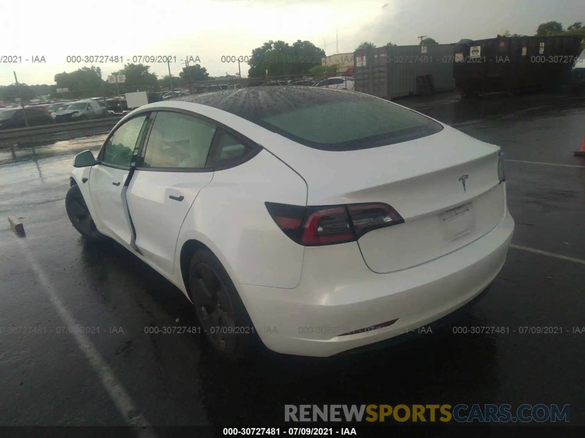 3 Photograph of a damaged car 5YJ3E1EA9MF915815 TESLA MODEL 3 2021