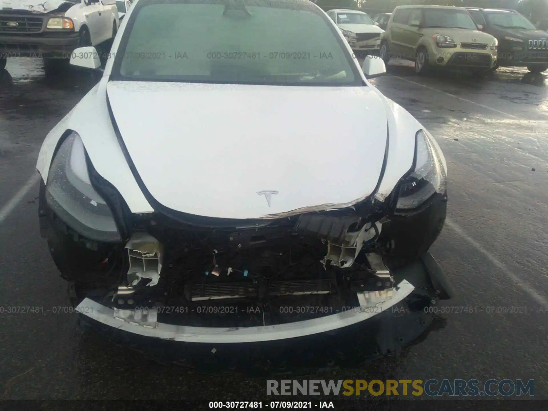 6 Photograph of a damaged car 5YJ3E1EA9MF915815 TESLA MODEL 3 2021