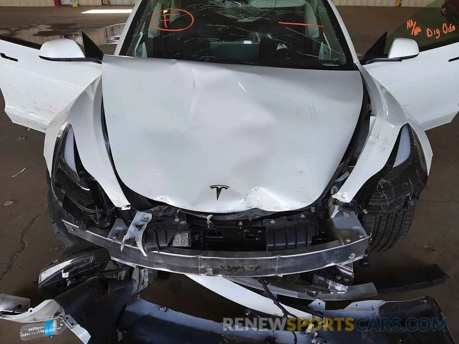 7 Photograph of a damaged car 5YJ3E1EA9MF928550 TESLA MODEL 3 2021