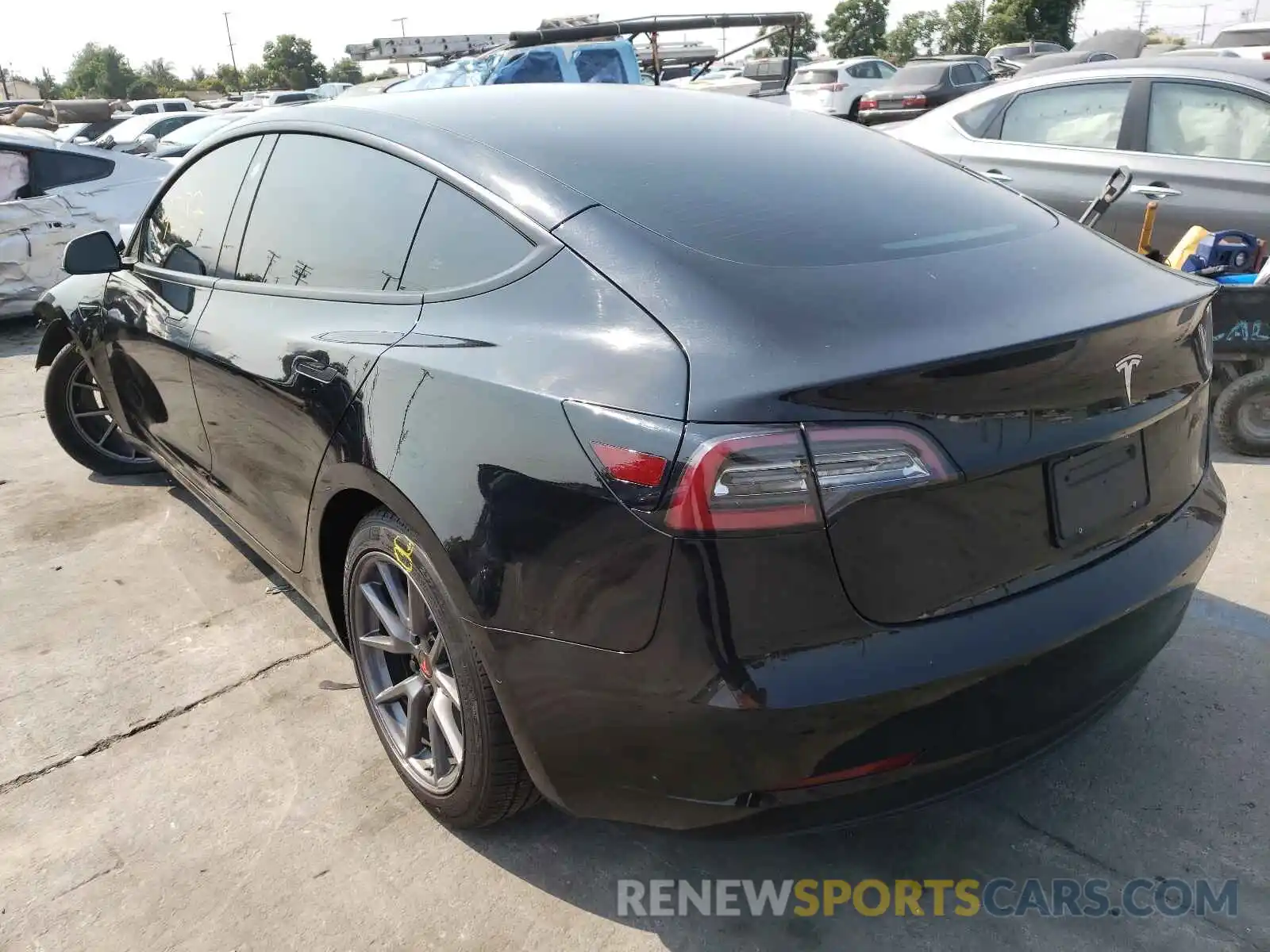 3 Photograph of a damaged car 5YJ3E1EA9MF930301 TESLA MODEL 3 2021