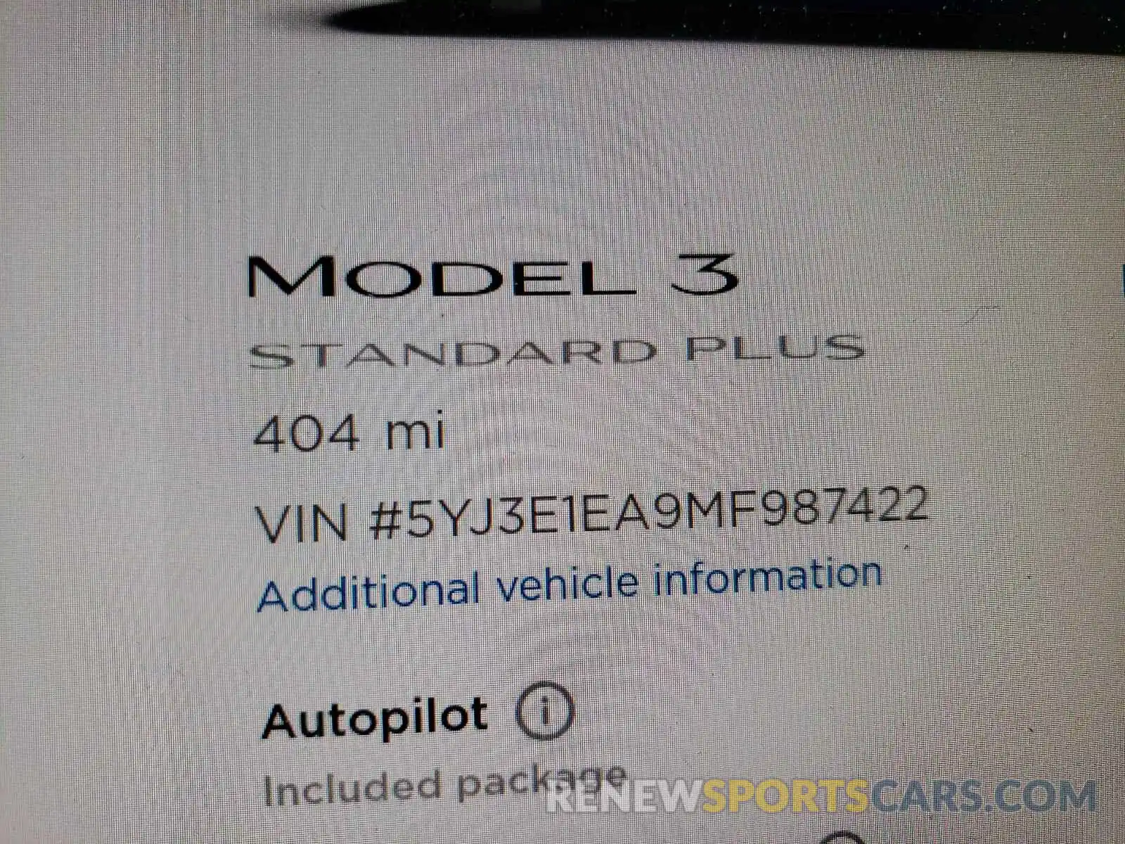 8 Фотография поврежденного автомобиля 5YJ3E1EA9MF987422 TESLA MODEL 3 2021