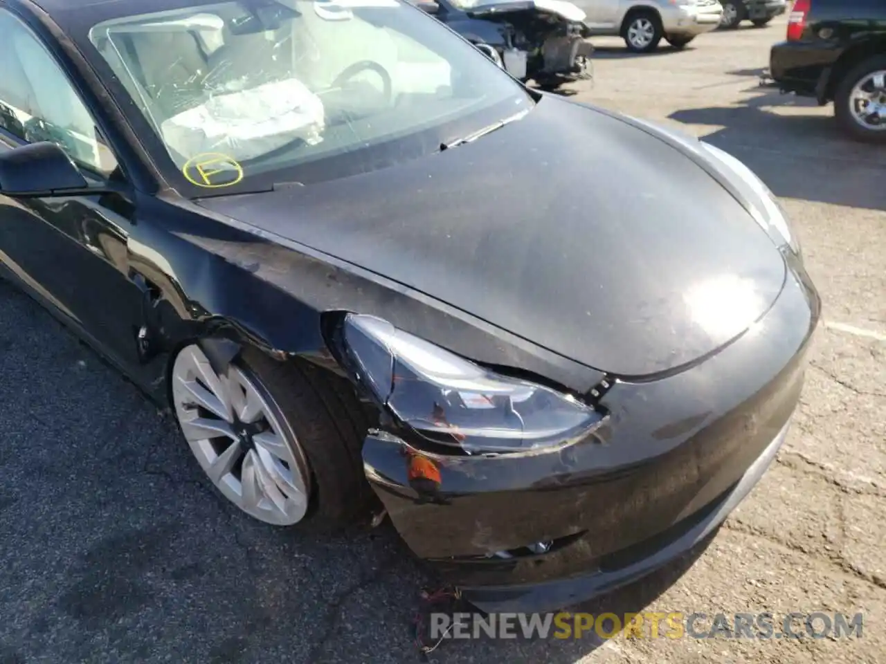 9 Photograph of a damaged car 5YJ3E1EA9MF994337 TESLA MODEL 3 2021