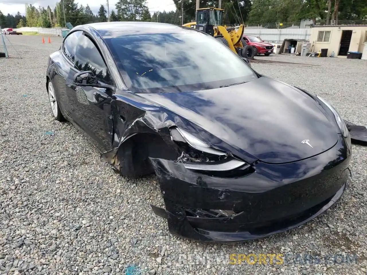 1 Фотография поврежденного автомобиля 5YJ3E1EA9MF995990 TESLA MODEL 3 2021