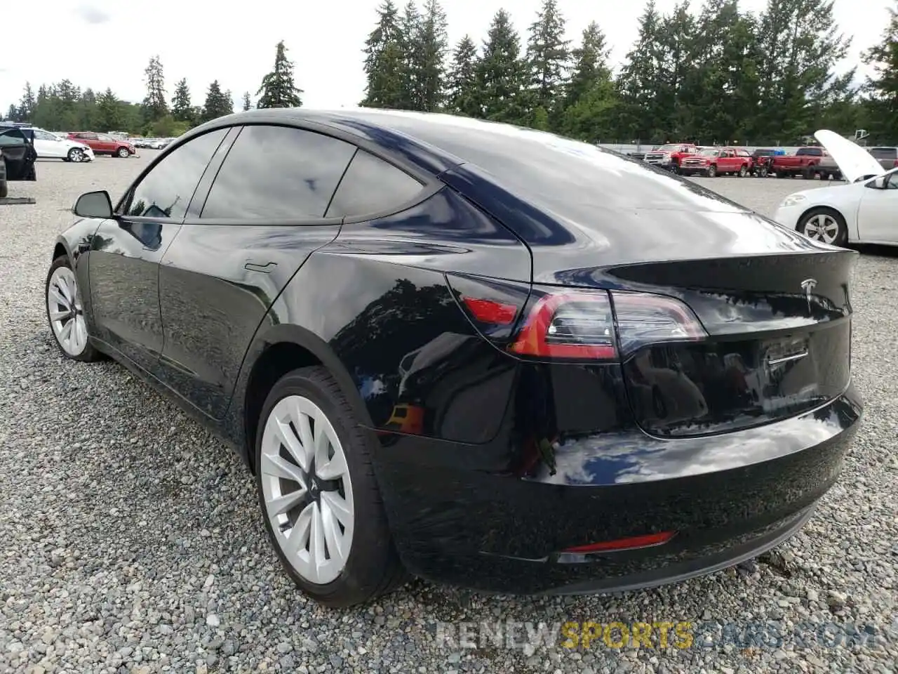 3 Фотография поврежденного автомобиля 5YJ3E1EA9MF995990 TESLA MODEL 3 2021