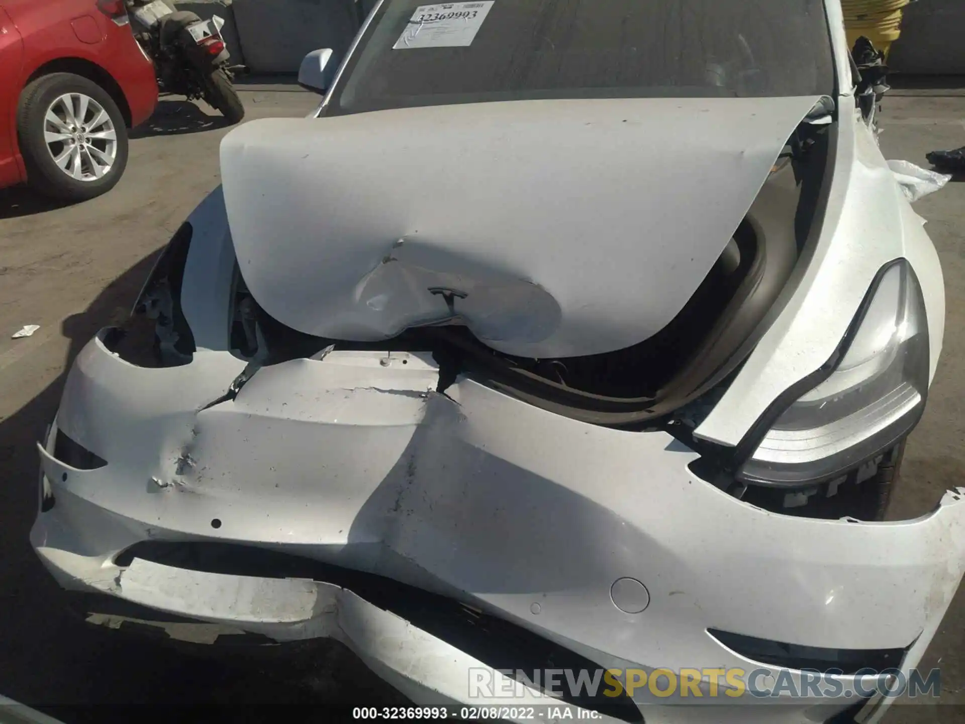 10 Photograph of a damaged car 5YJ3E1EA9MF998775 TESLA MODEL 3 2021