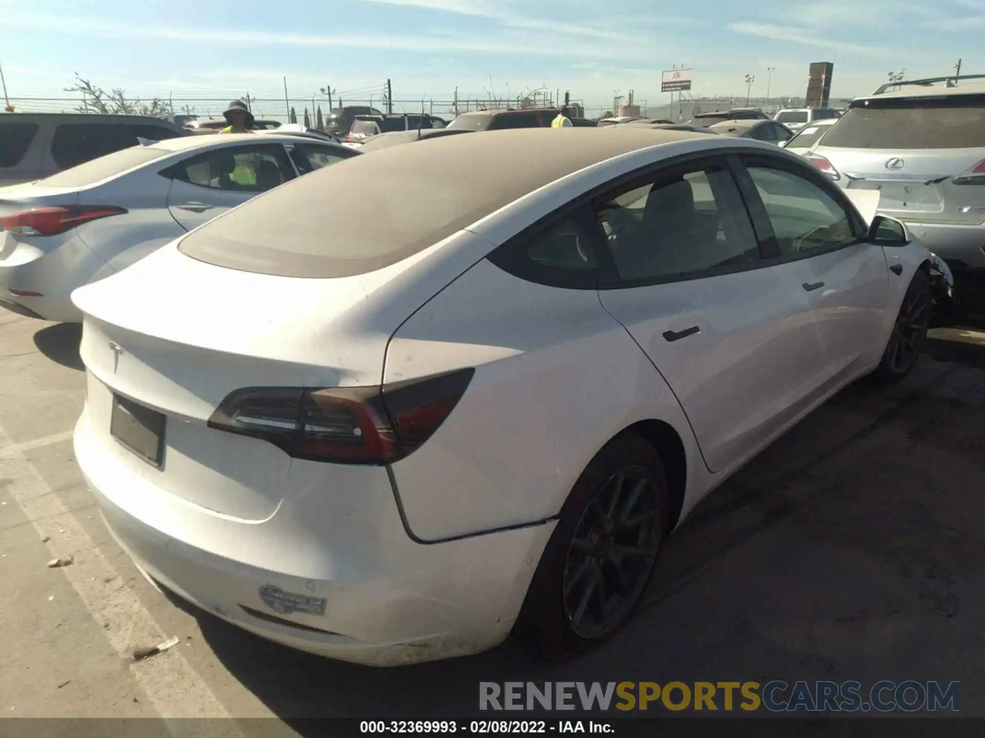 4 Photograph of a damaged car 5YJ3E1EA9MF998775 TESLA MODEL 3 2021