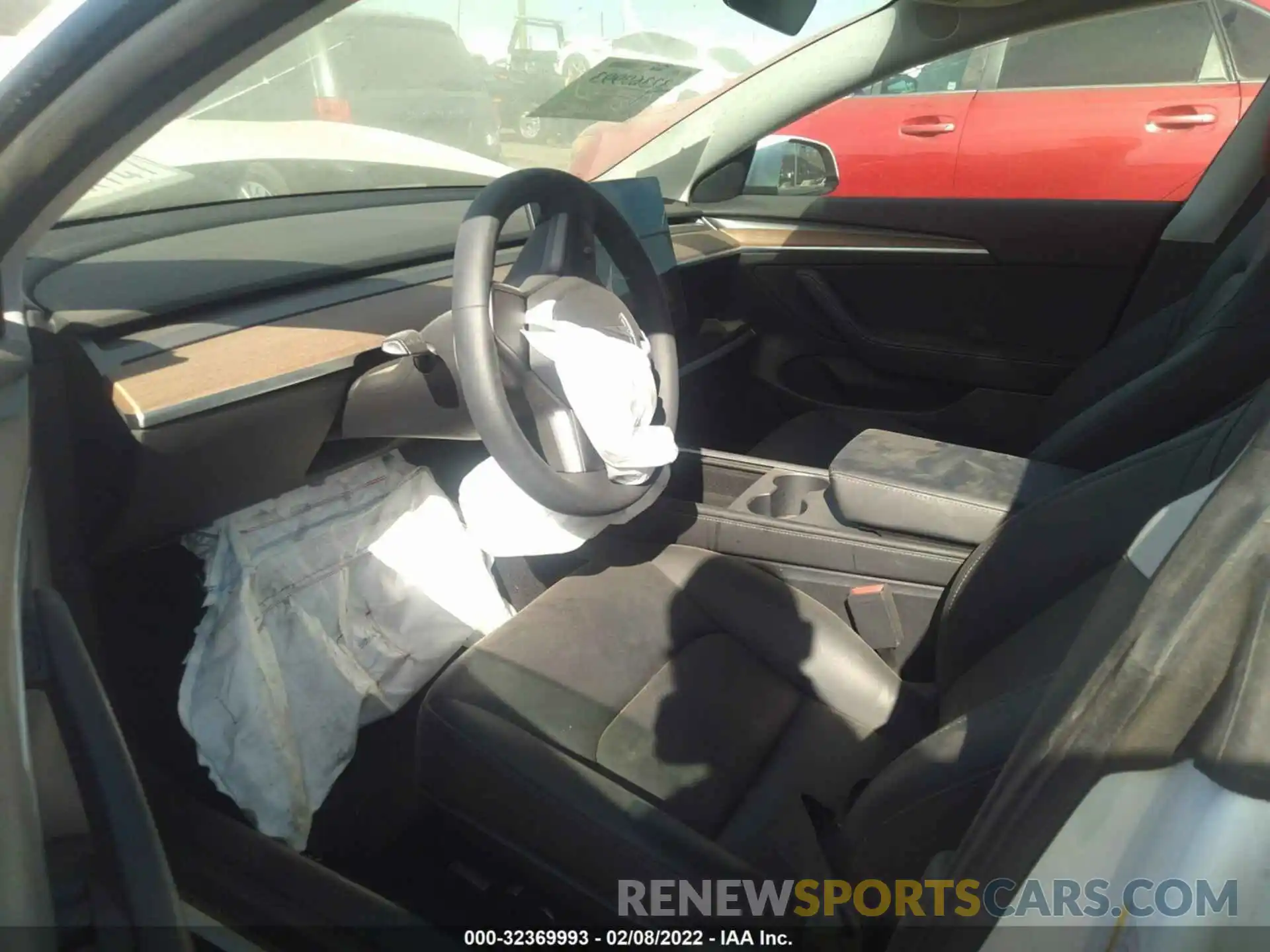 8 Photograph of a damaged car 5YJ3E1EA9MF998775 TESLA MODEL 3 2021