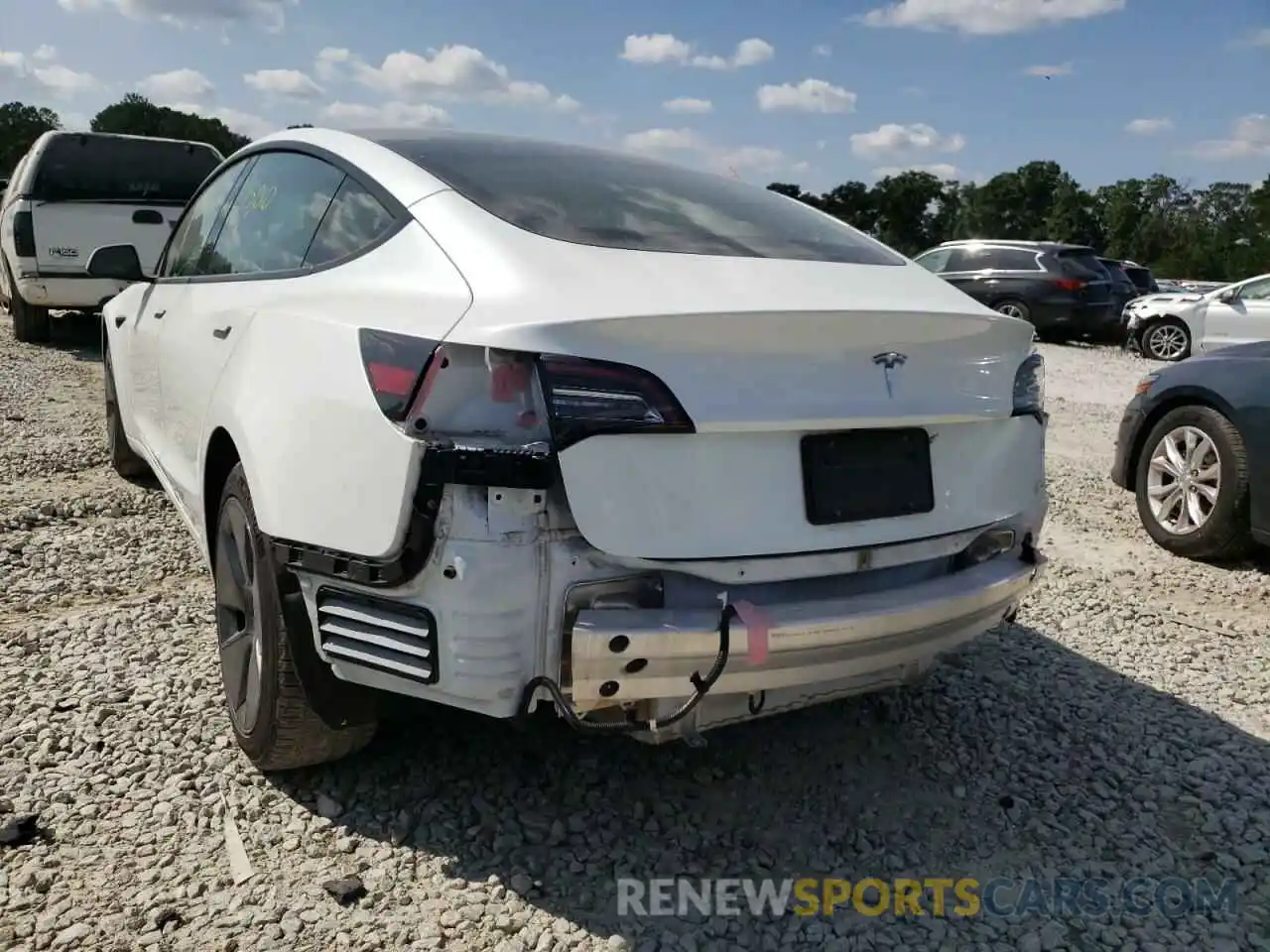 9 Photograph of a damaged car 5YJ3E1EAXMF017319 TESLA MODEL 3 2021