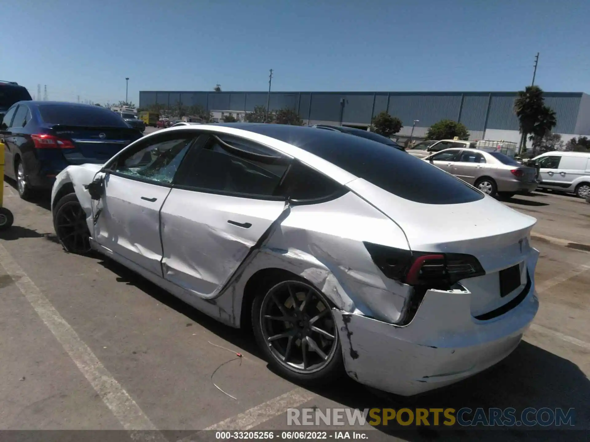 3 Photograph of a damaged car 5YJ3E1EAXMF017515 TESLA MODEL 3 2021