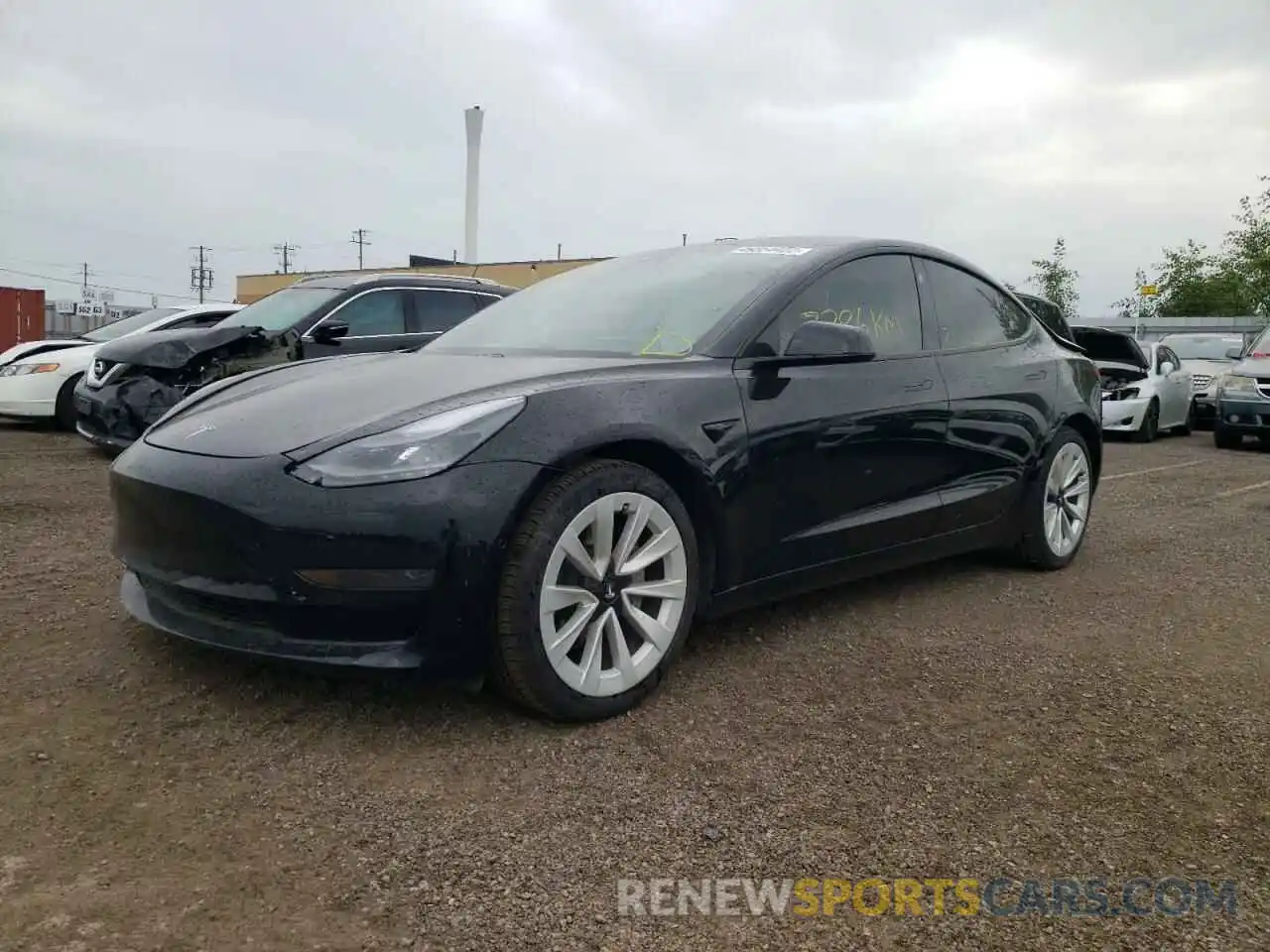 9 Фотография поврежденного автомобиля 5YJ3E1EAXMF032063 TESLA MODEL 3 2021